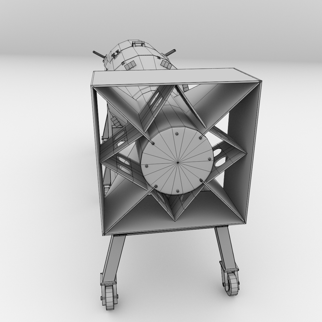 Little Boy Atomic Bomb 3D model_6