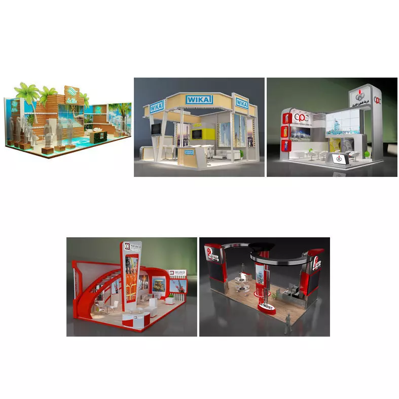 Booth Exhibition Stand G32 3D Model Collection_0