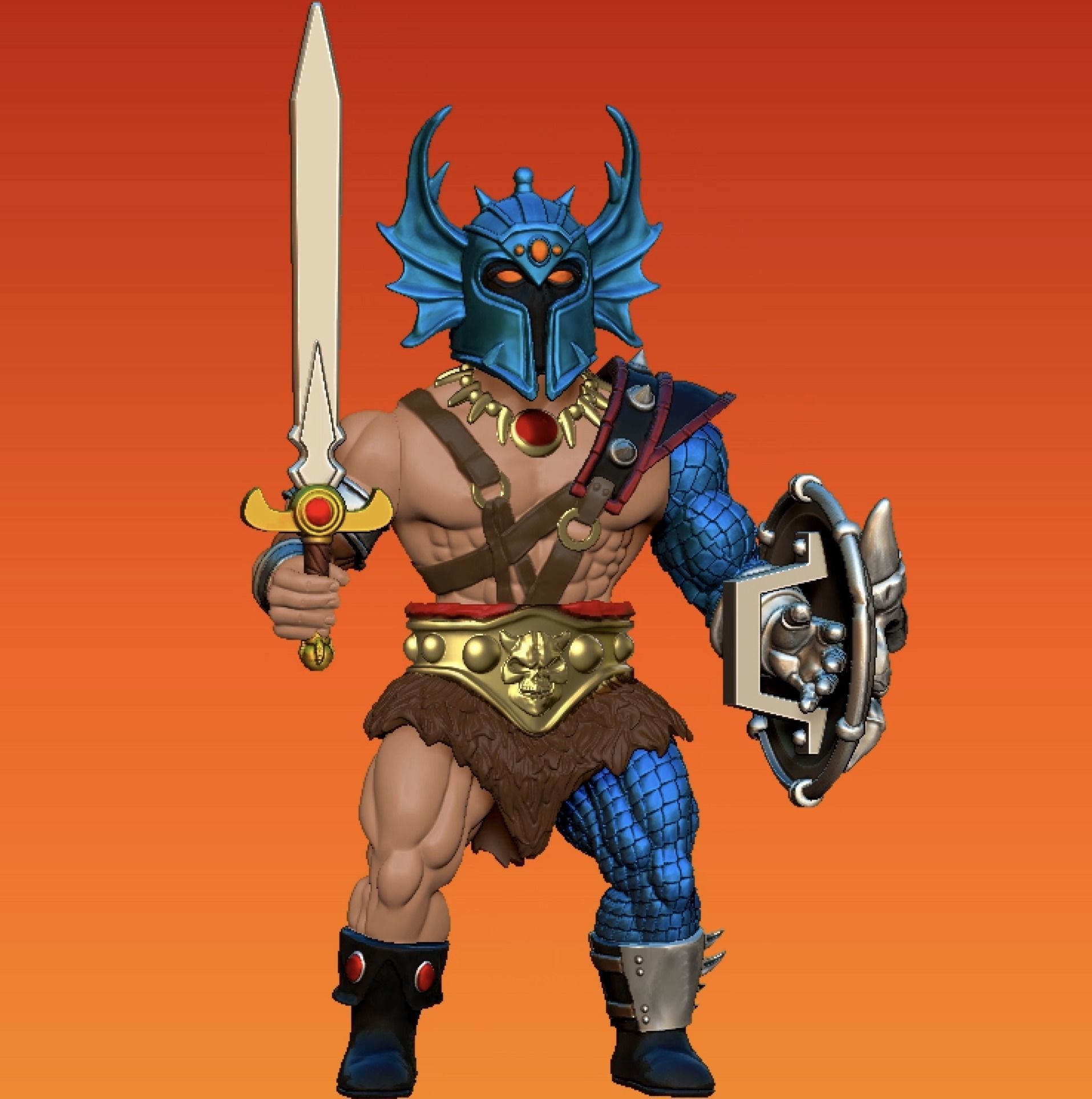 warduke remco style 3D print model_6