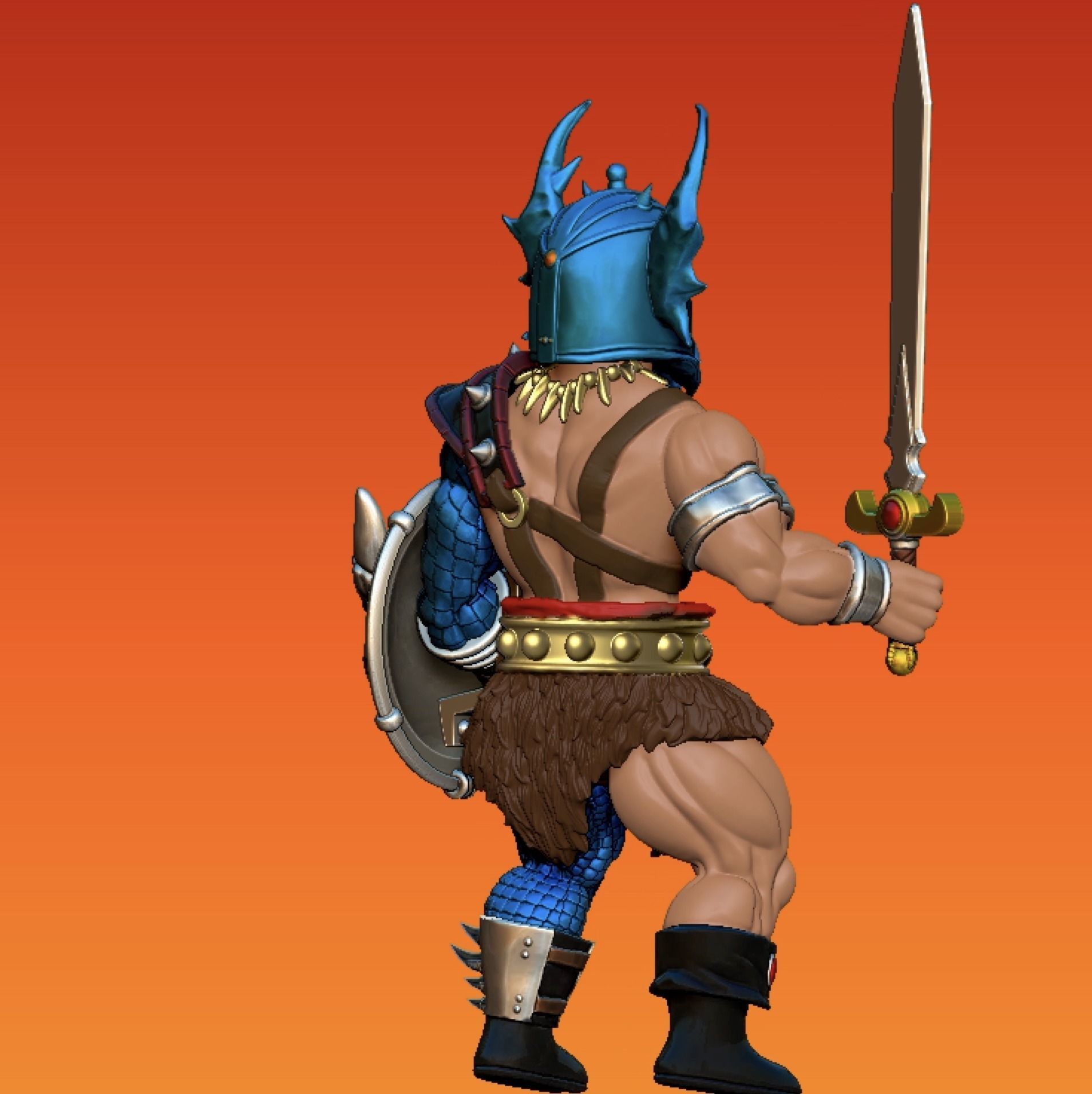 warduke remco style 3D print model_3