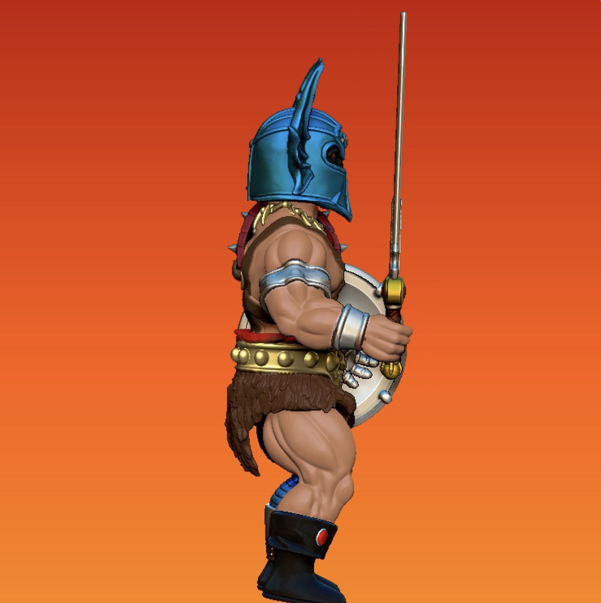 warduke remco style 3D print model_2