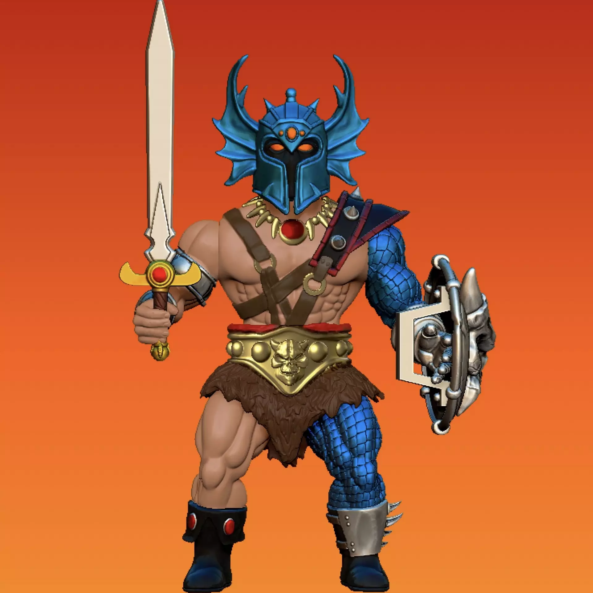 warduke remco style 3D print model_0