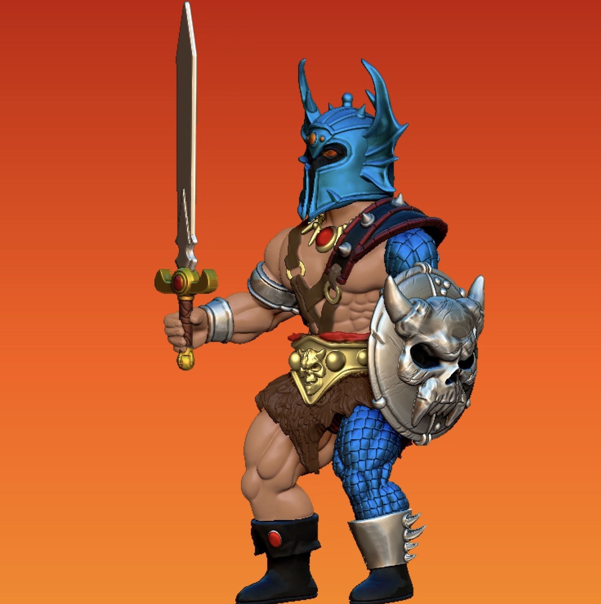 warduke remco style 3D print model_5