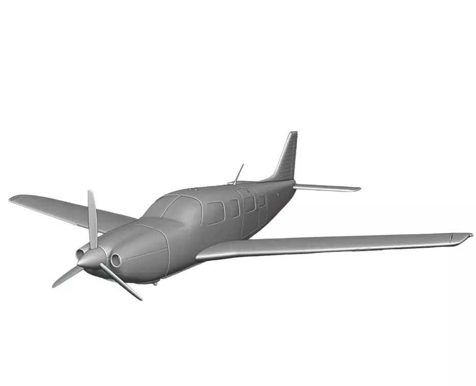 Piper Saratoga II TC ready 3D printing 3D print model_0