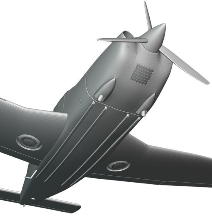 Piper Saratoga II TC ready 3D printing 3D print model_4