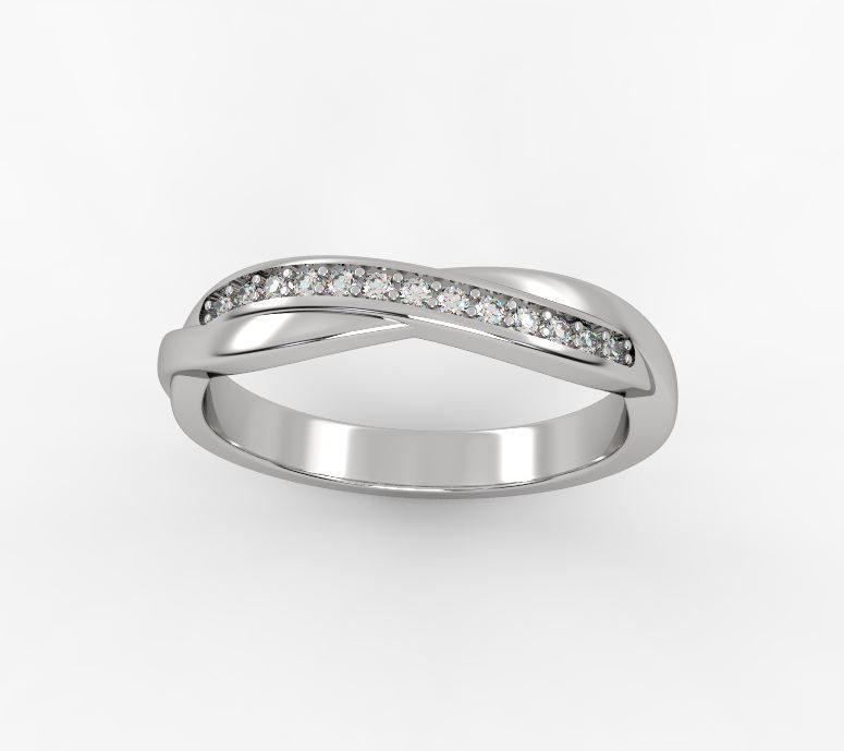 Wedding band 3D print model_2