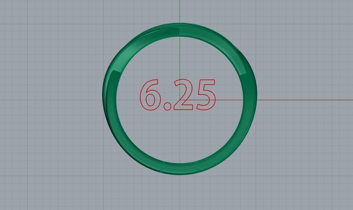 Wedding band 3D print model_3