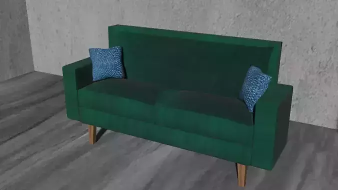 Three 3 furnitures sofa desk and dresser