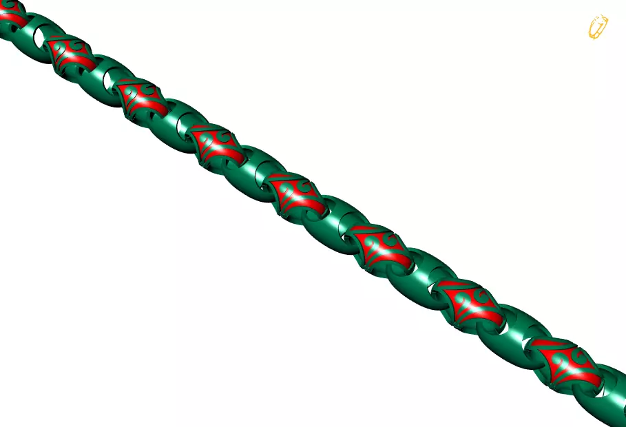 0151 - Antique Chain 3D print model
