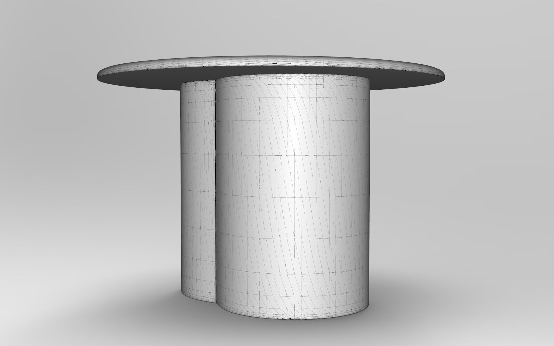 Isti Coffee Table Low-poly 3D model_6