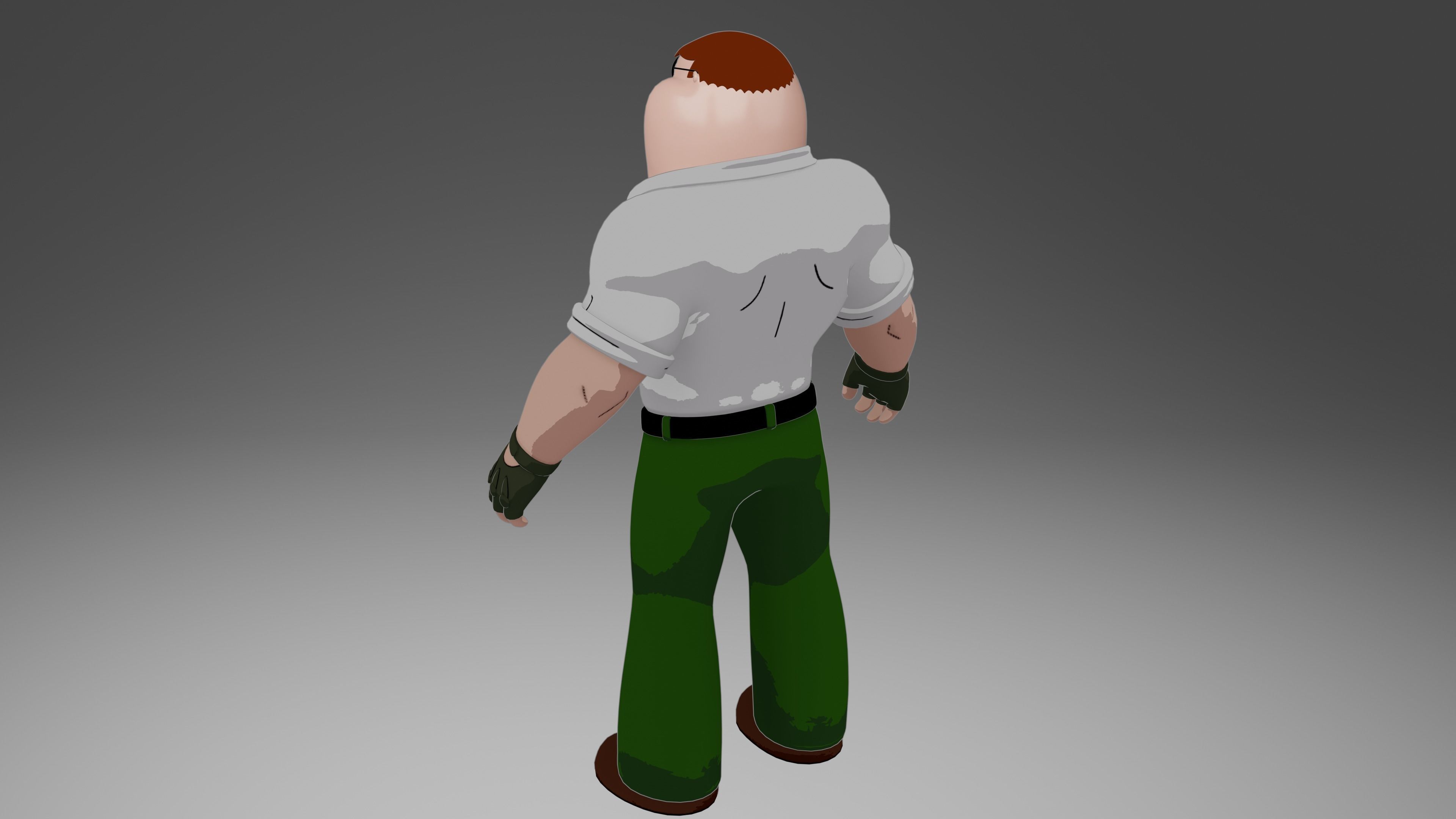 Peter Griffin from Family Guy 3D model_32