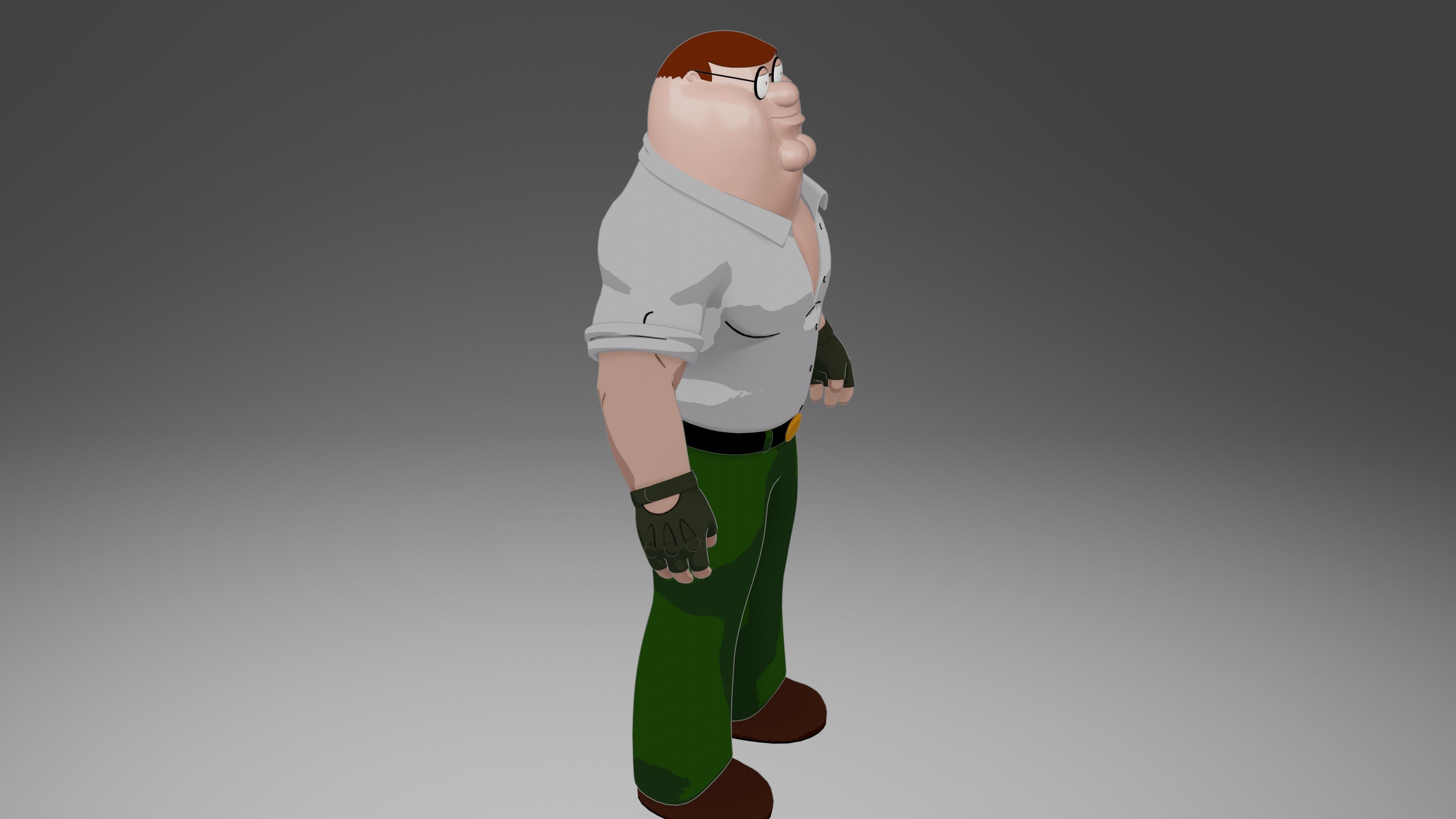 Peter Griffin from Family Guy 3D model_15