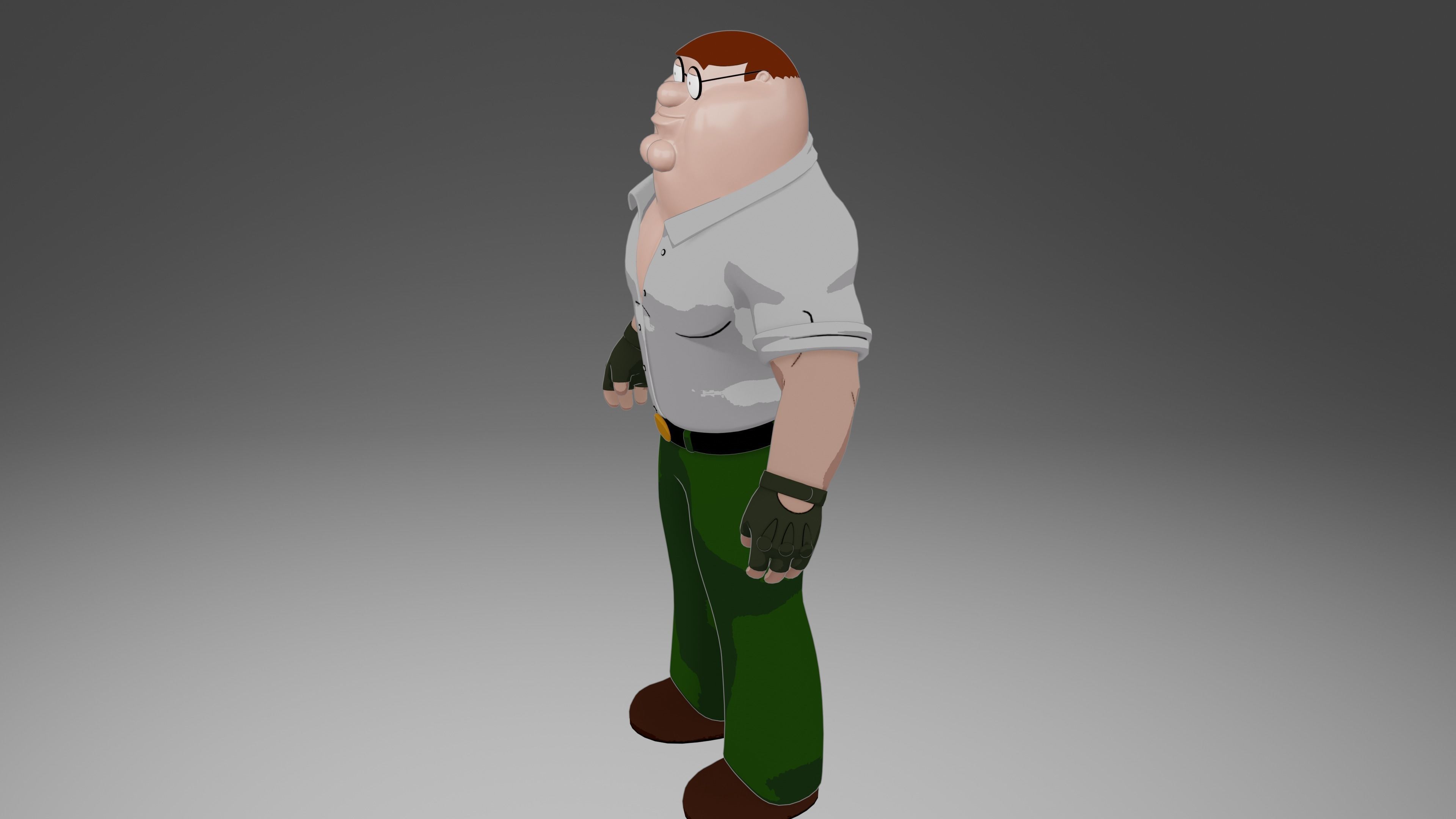 Peter Griffin from Family Guy 3D model_41