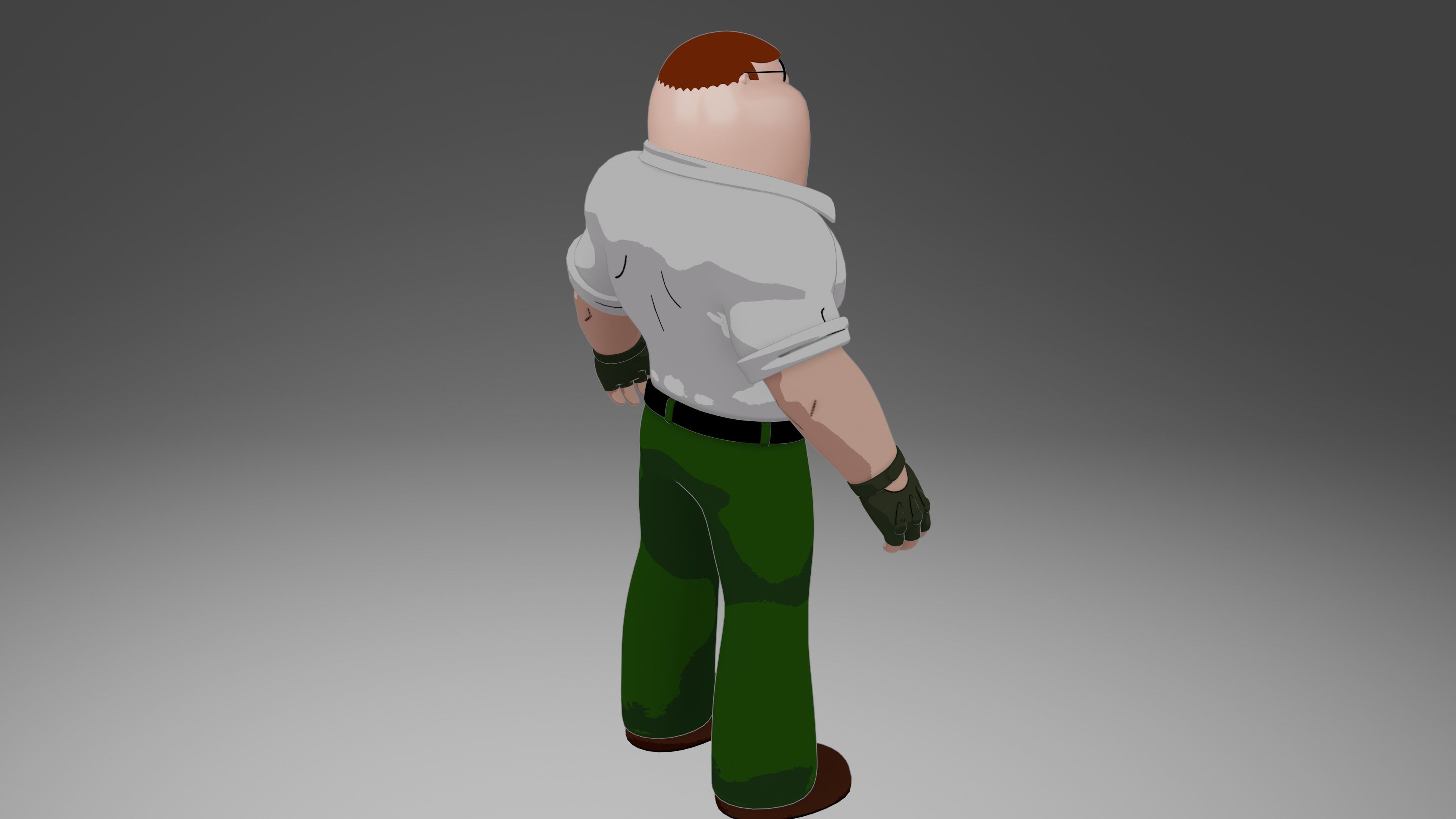 Peter Griffin from Family Guy 3D model_22