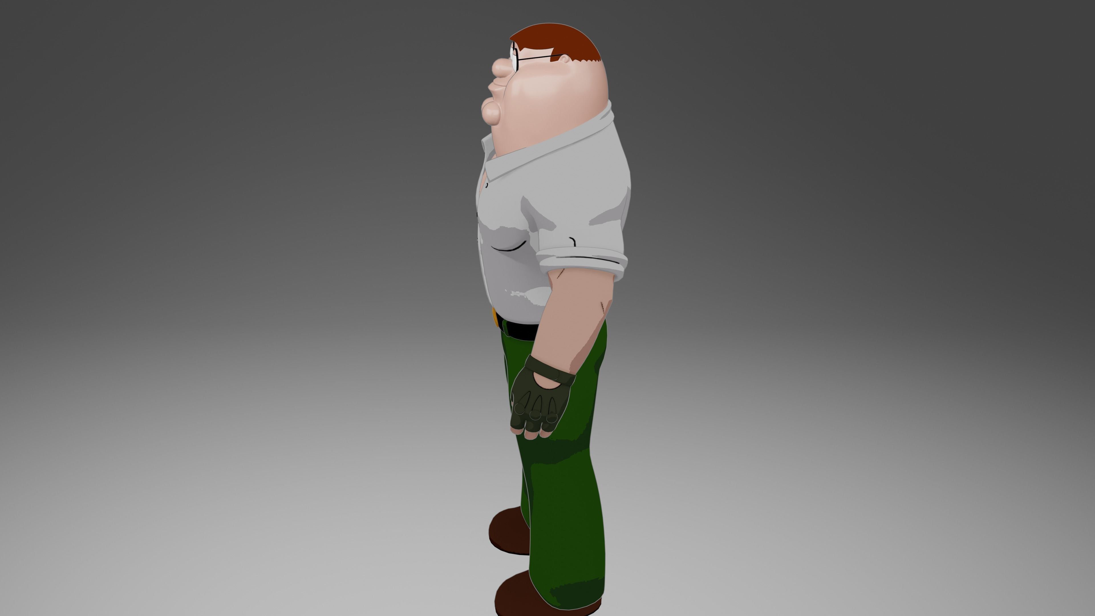 Peter Griffin from Family Guy 3D model_39