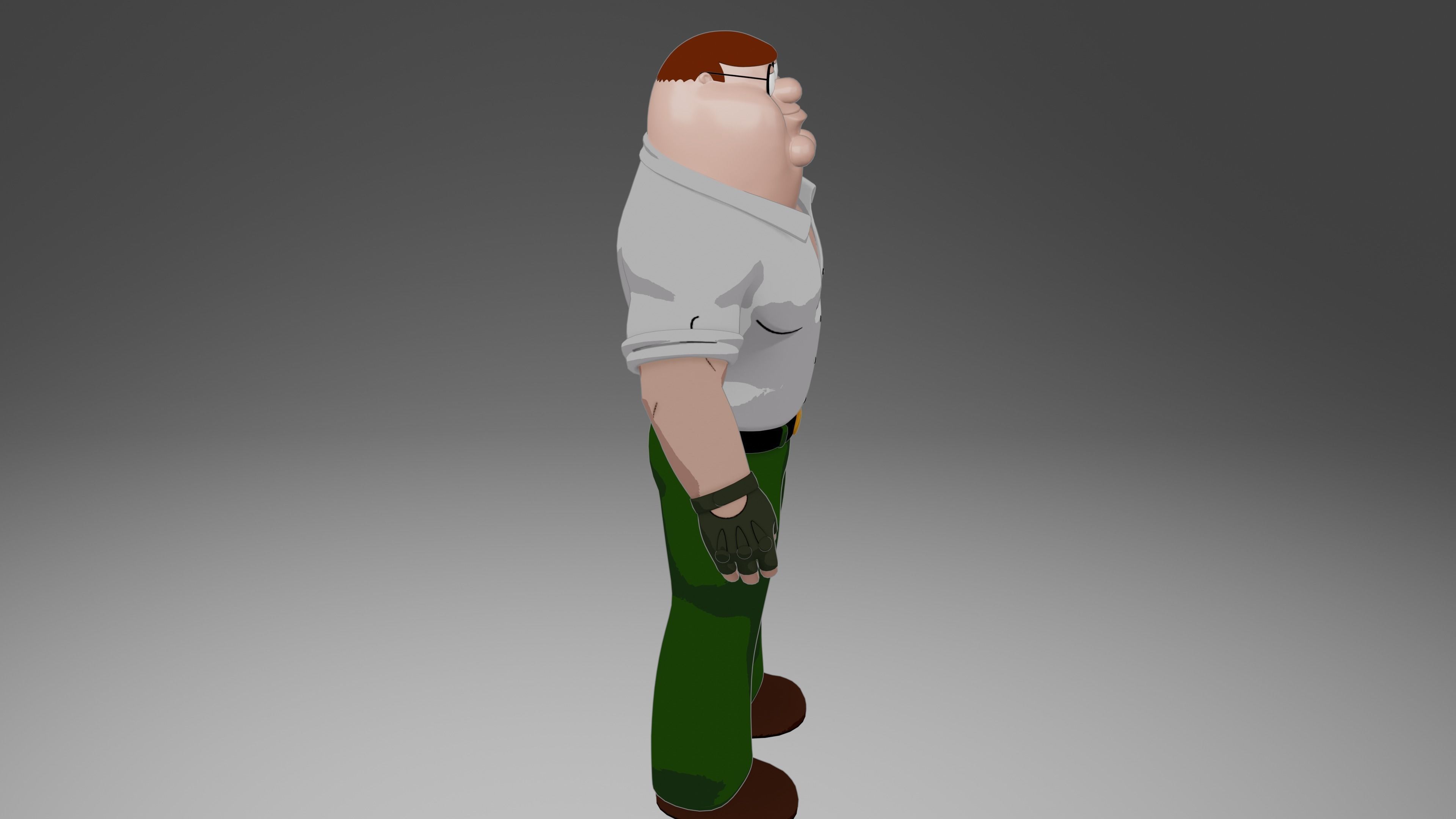Peter Griffin from Family Guy 3D model_17