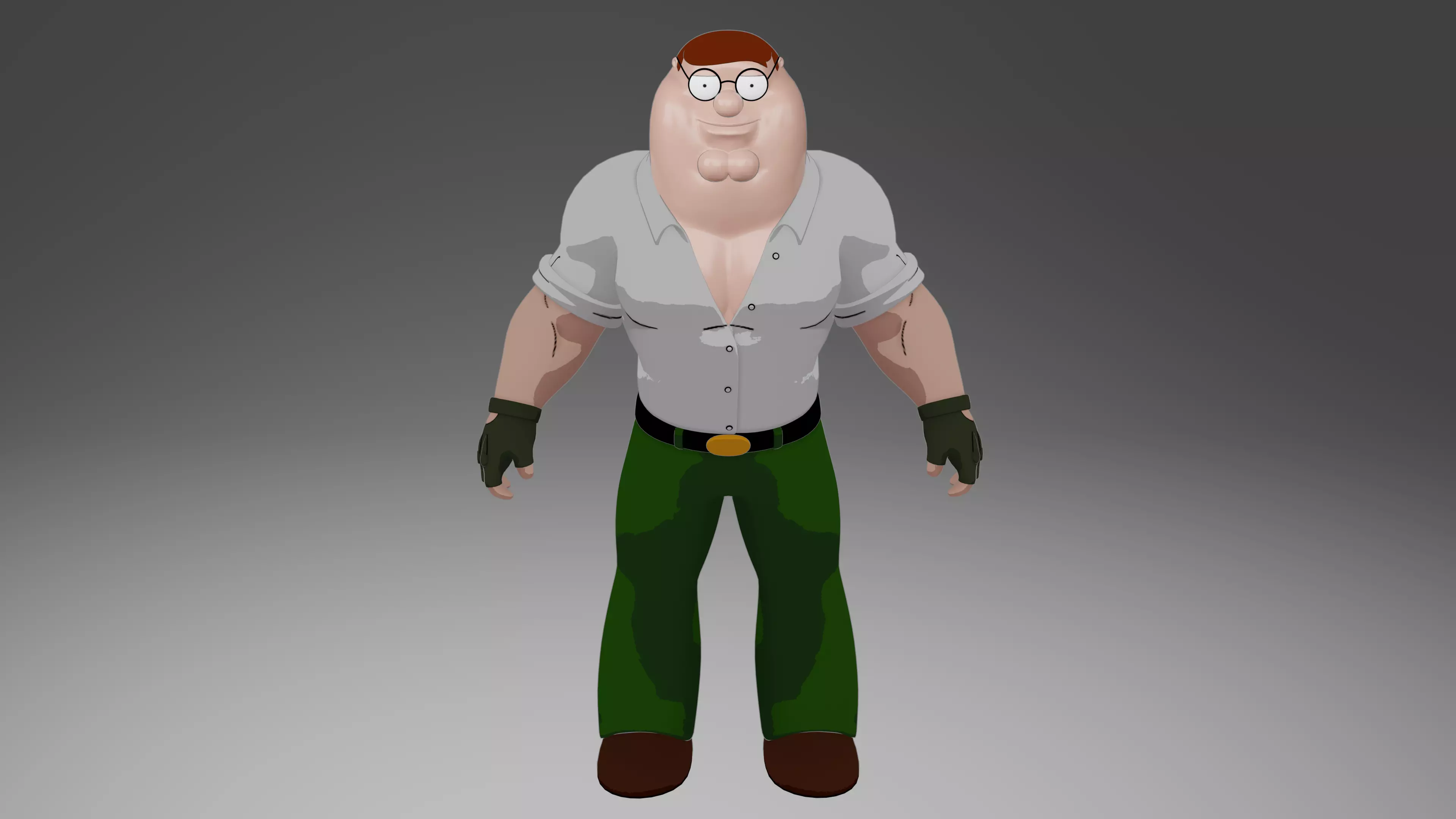 Peter Griffin from Family Guy 3D model_0