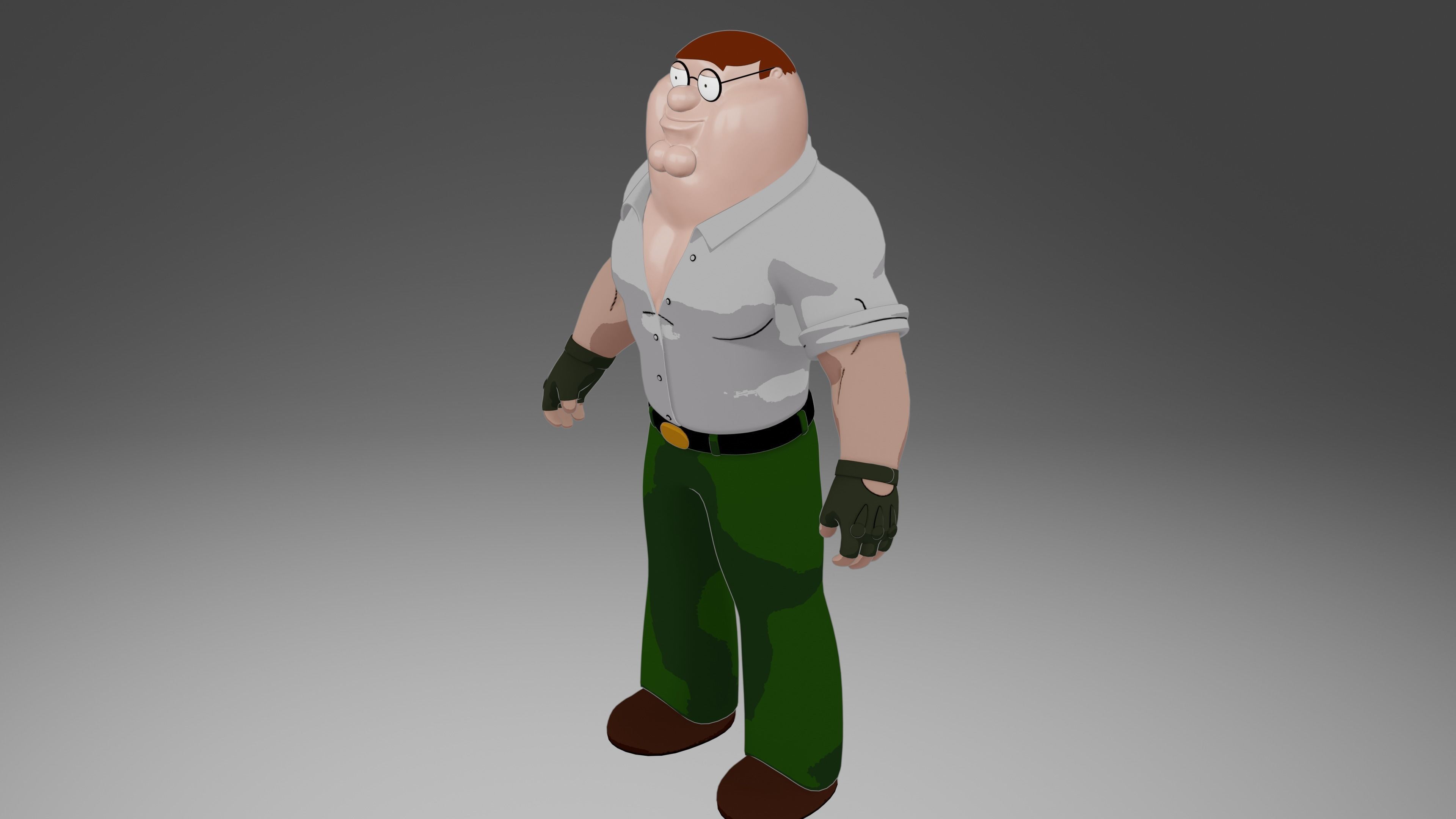 Peter Griffin from Family Guy 3D model_44
