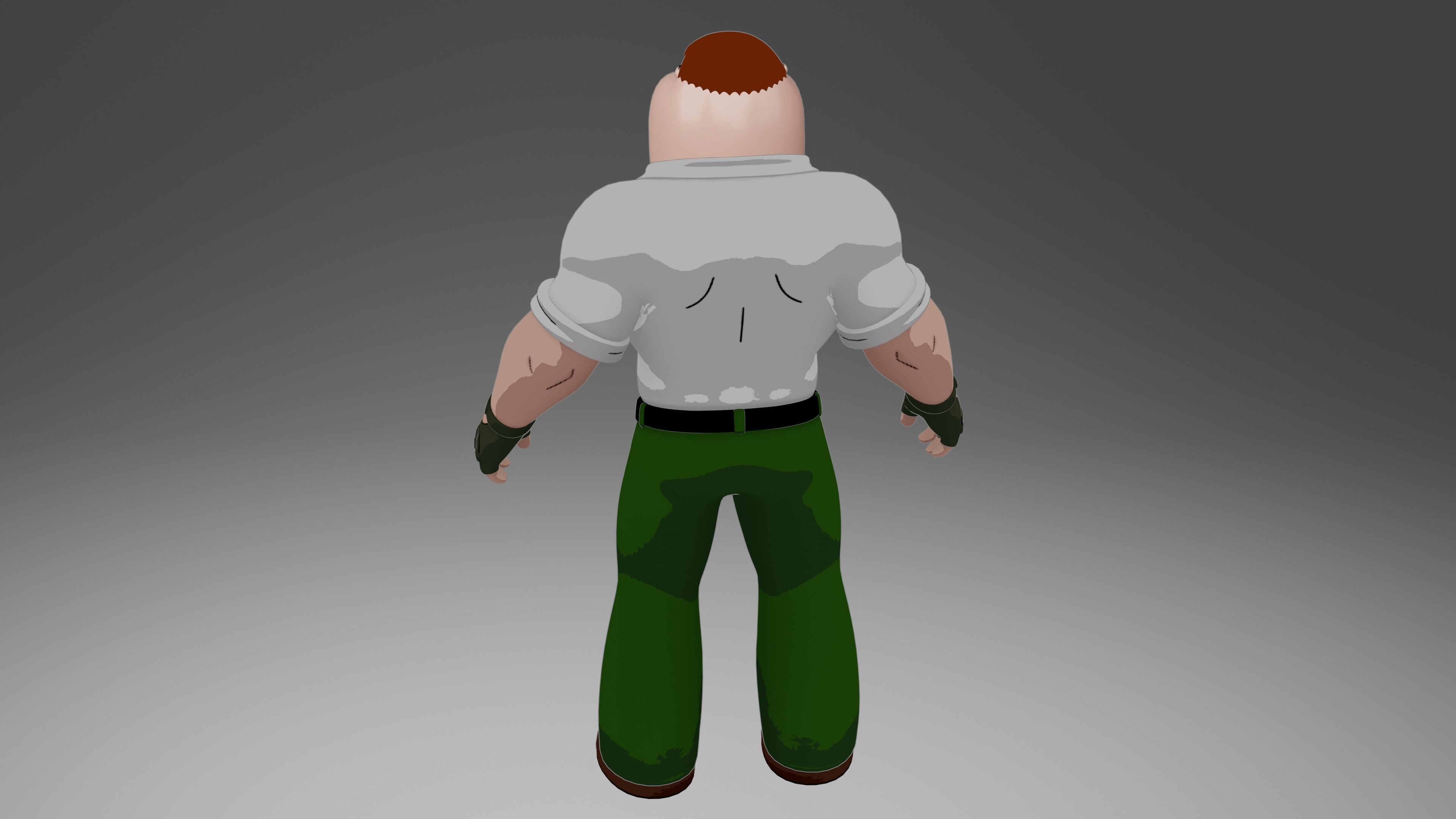 Peter Griffin from Family Guy 3D model_29
