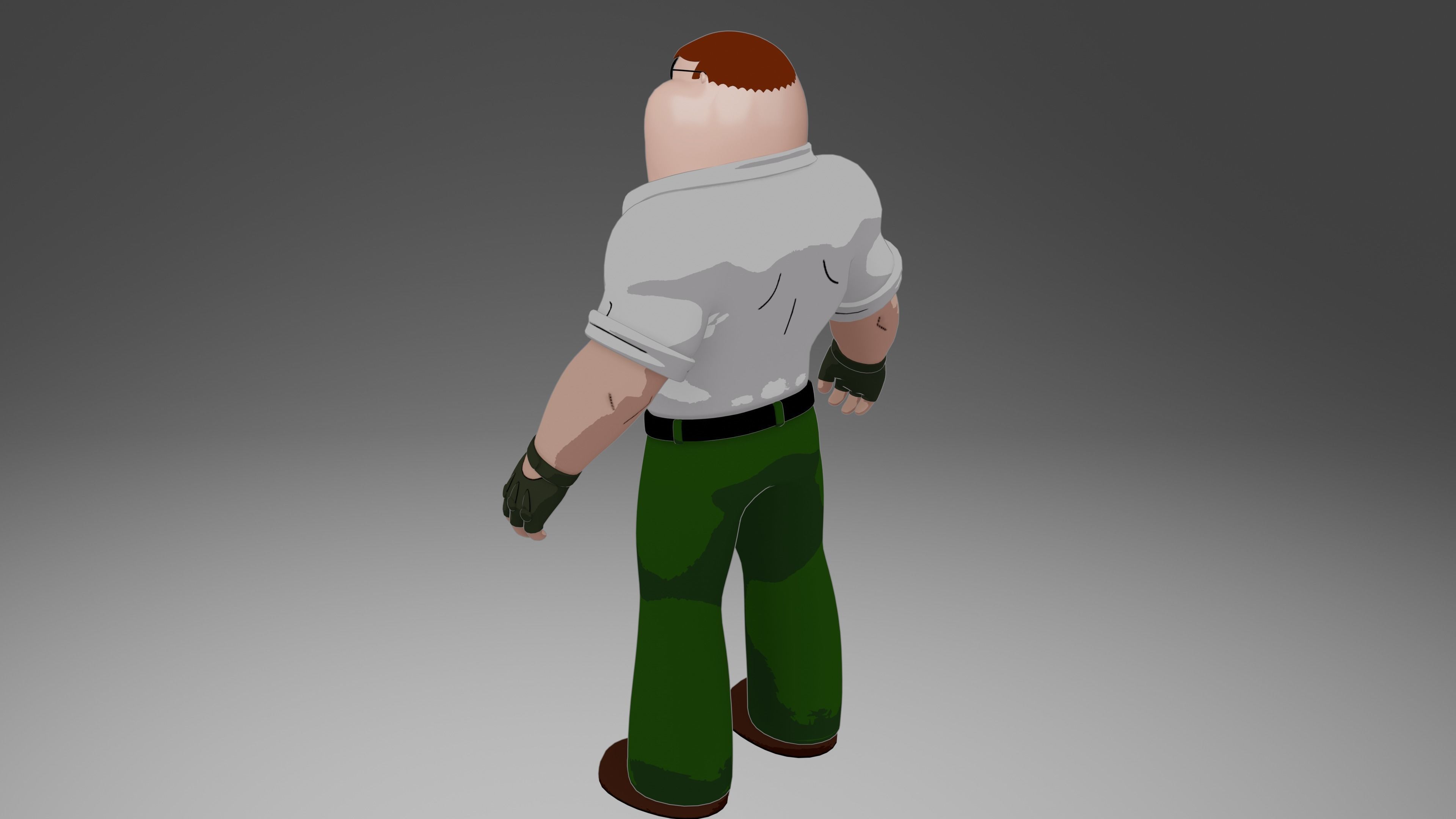 Peter Griffin from Family Guy 3D model_33