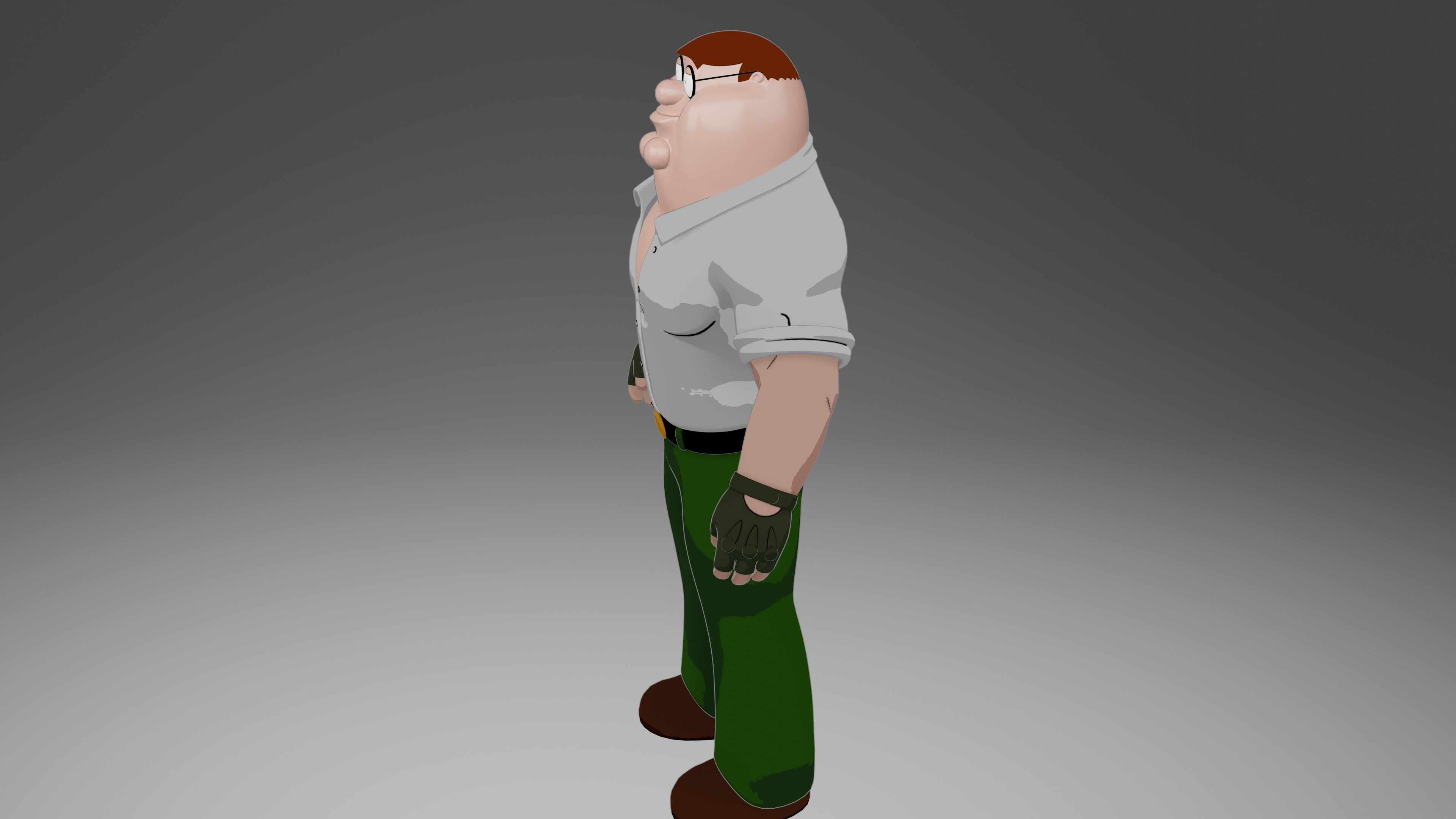 Peter Griffin from Family Guy 3D model_40
