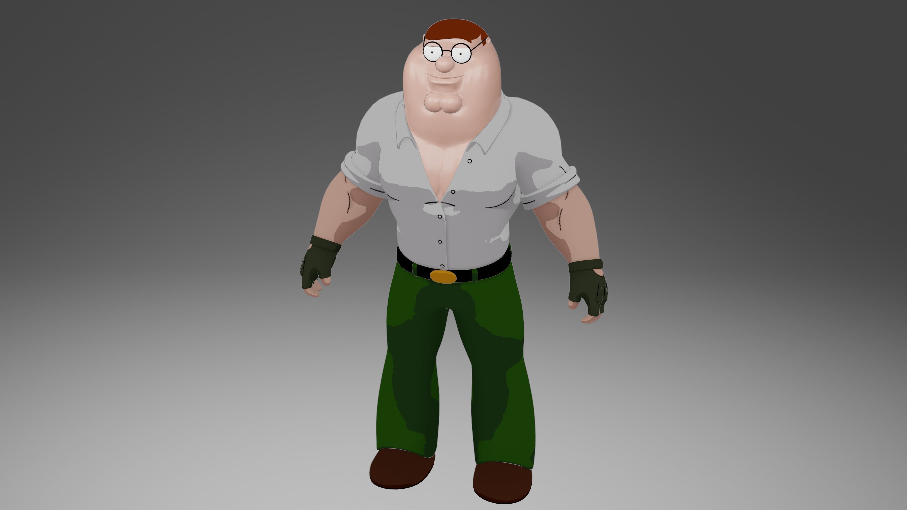 Peter Griffin from Family Guy 3D model_51