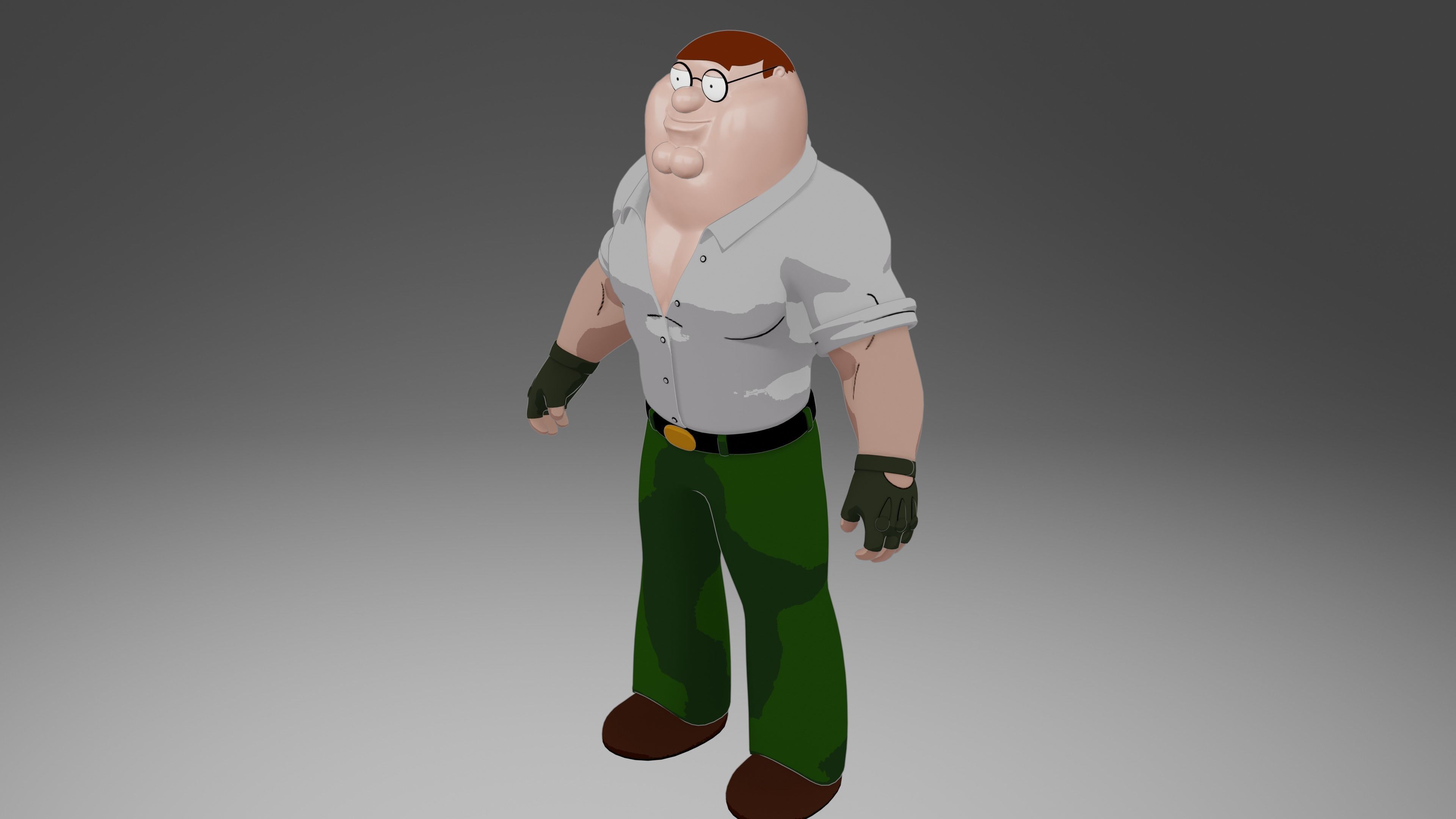 Peter Griffin from Family Guy 3D model_45