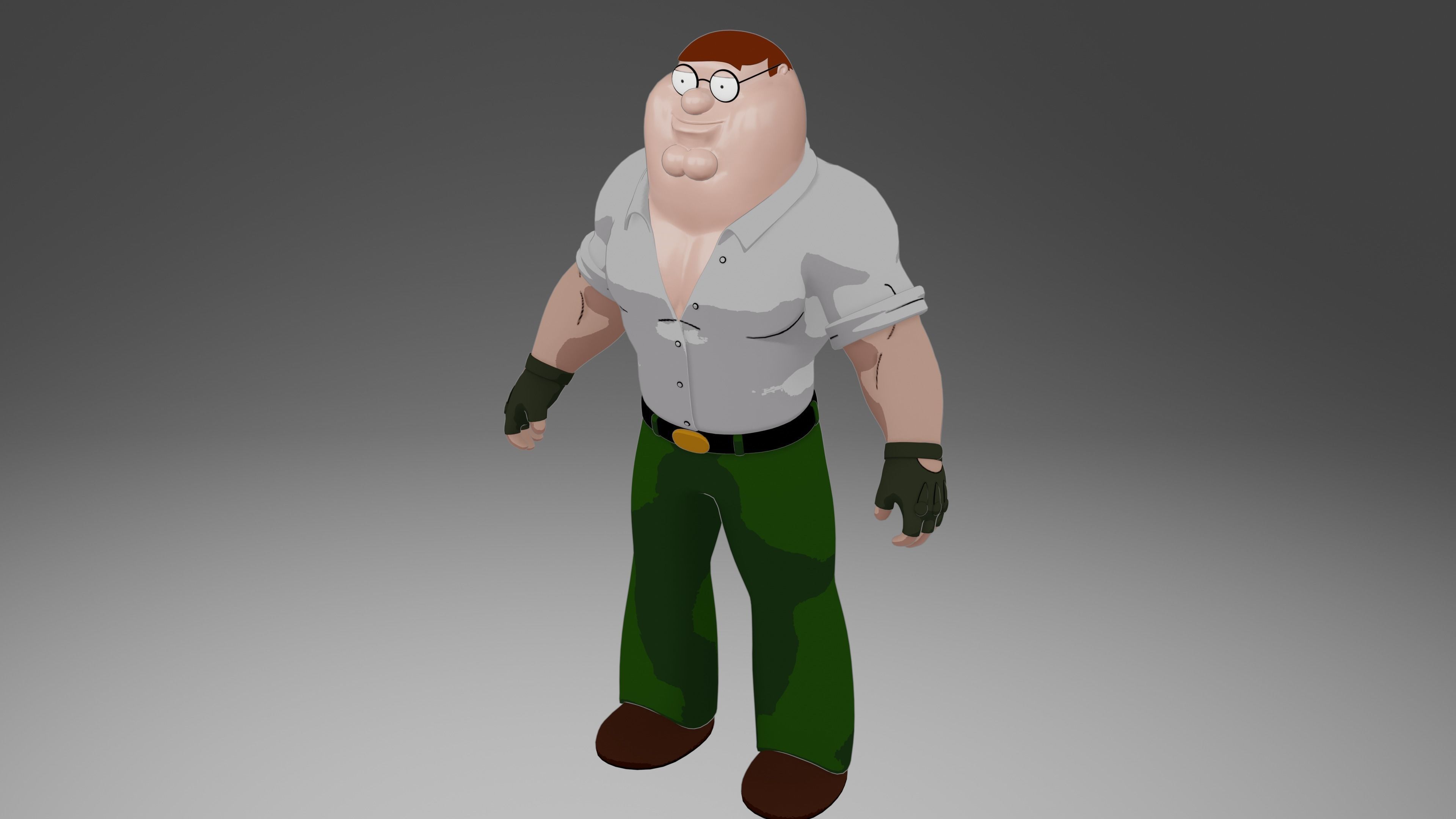 Peter Griffin from Family Guy 3D model_47