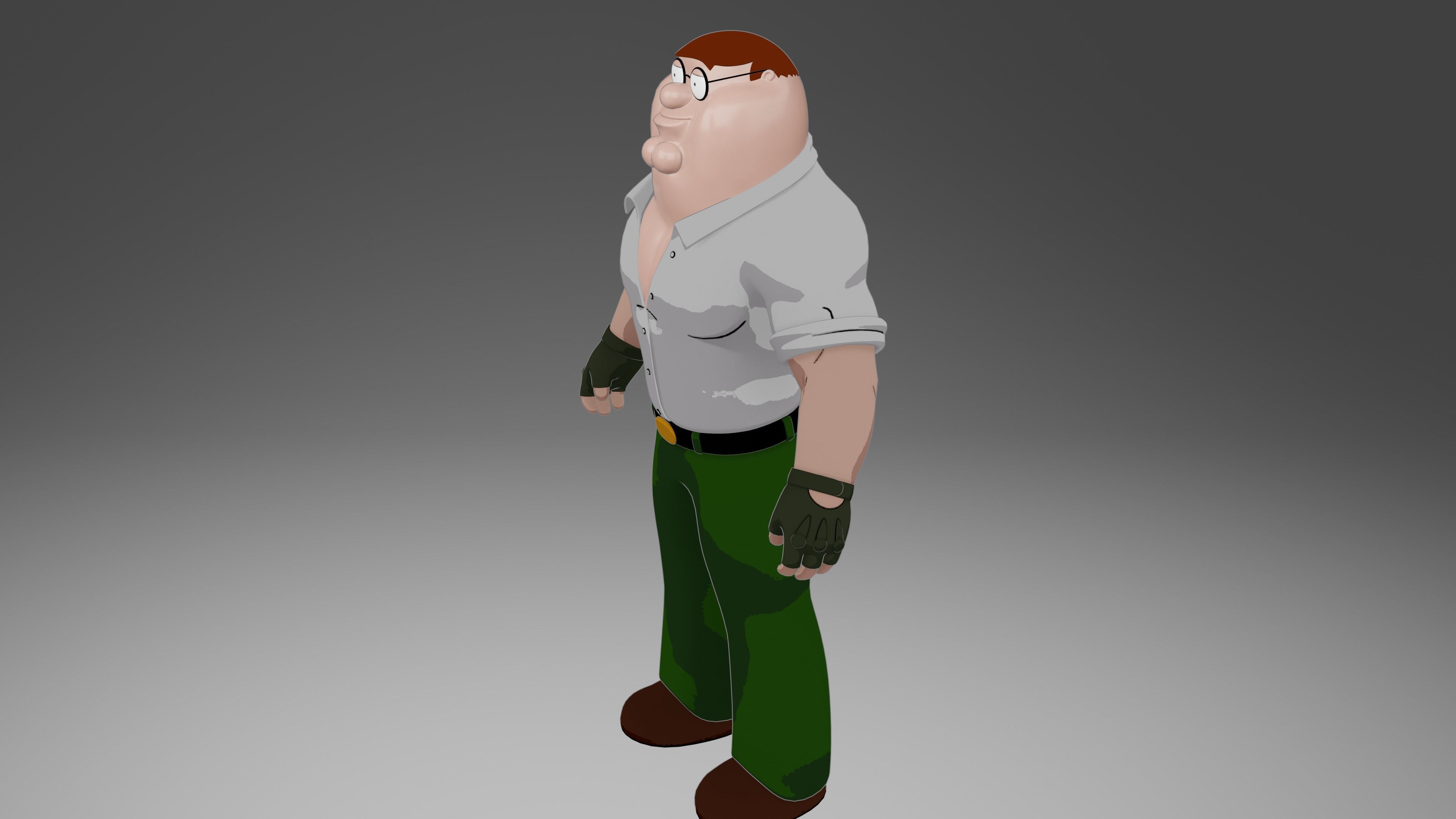 Peter Griffin from Family Guy 3D model_42