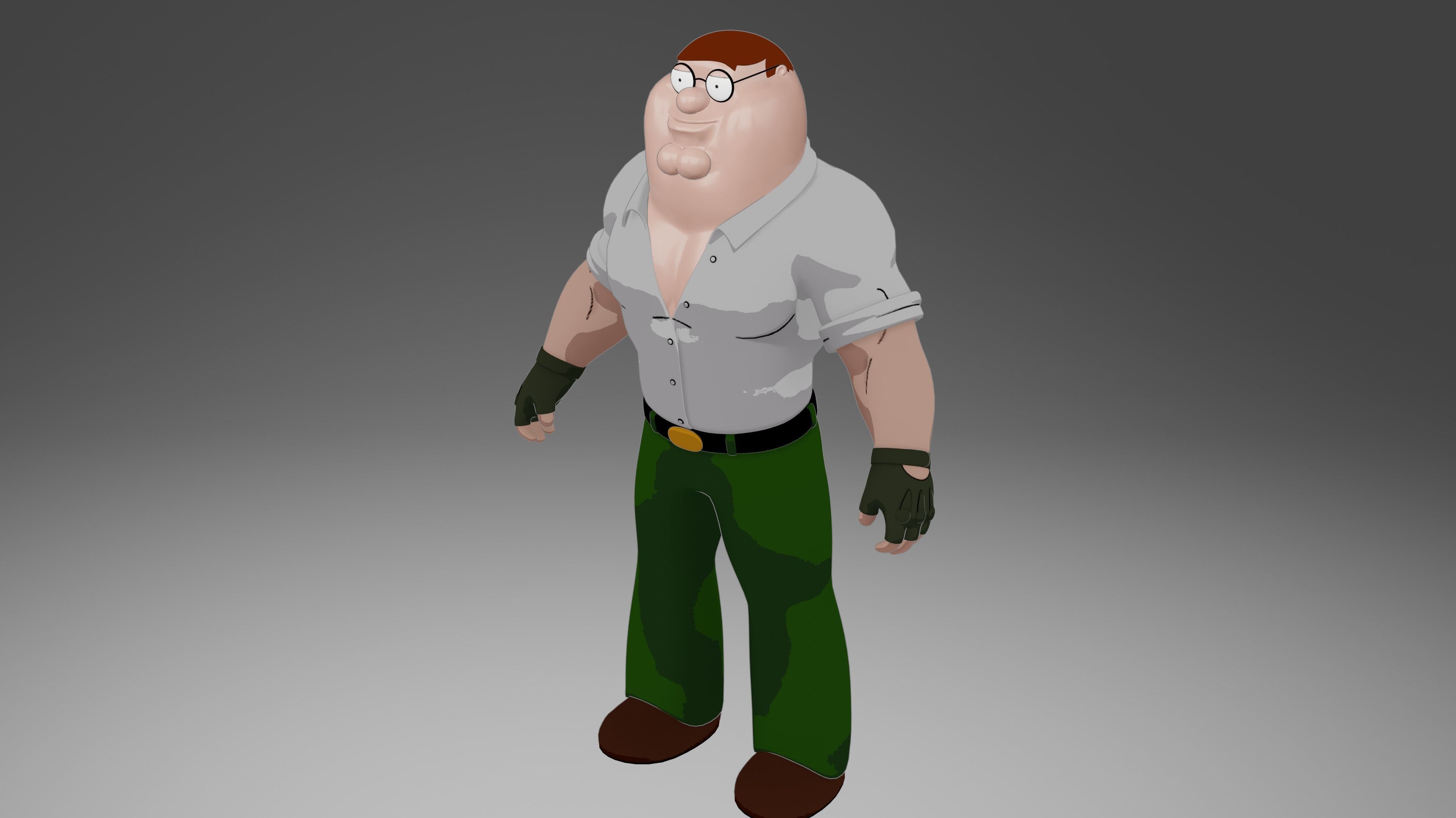 Peter Griffin from Family Guy 3D model_46