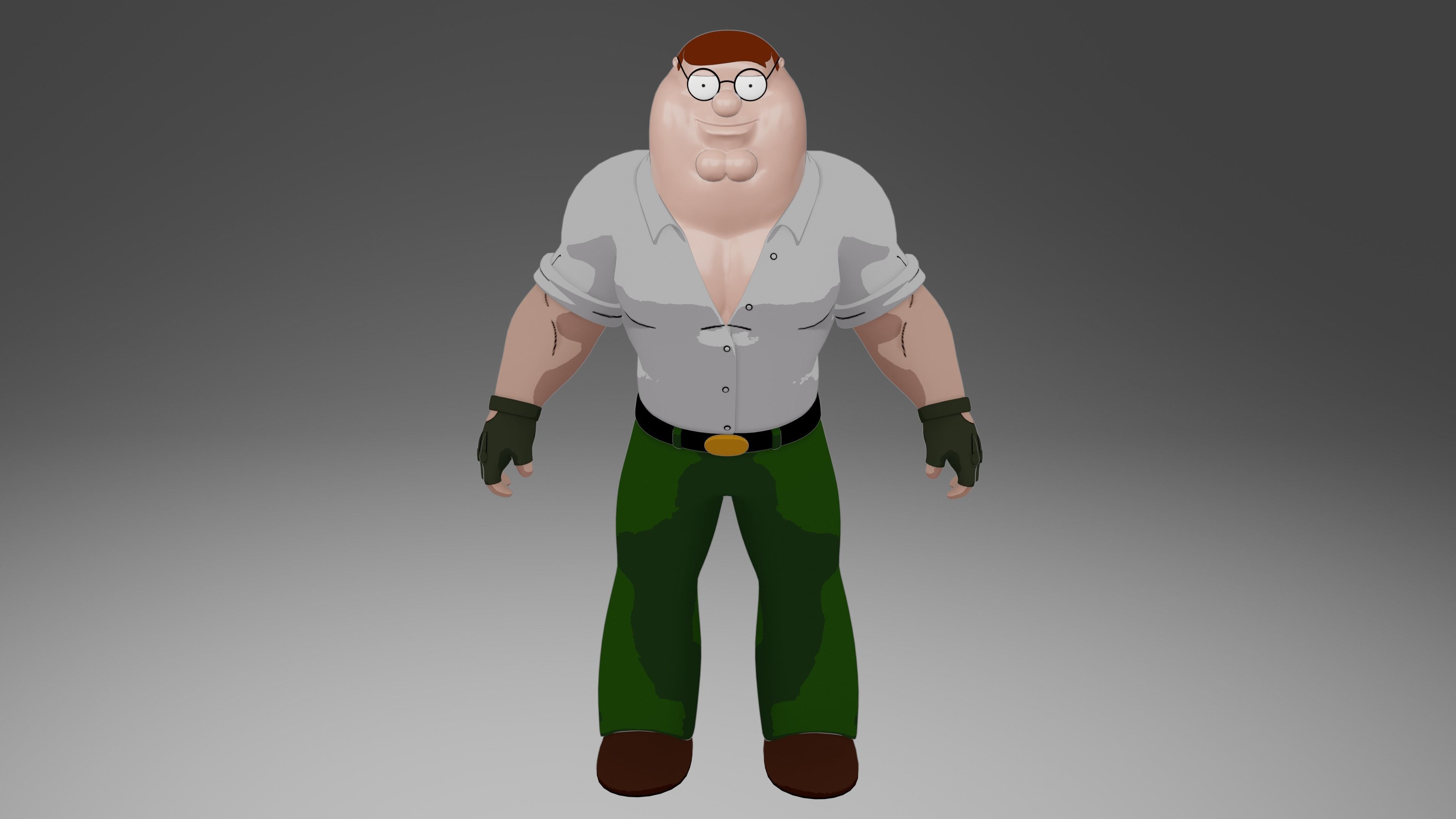 Peter Griffin from Family Guy 3D model_56