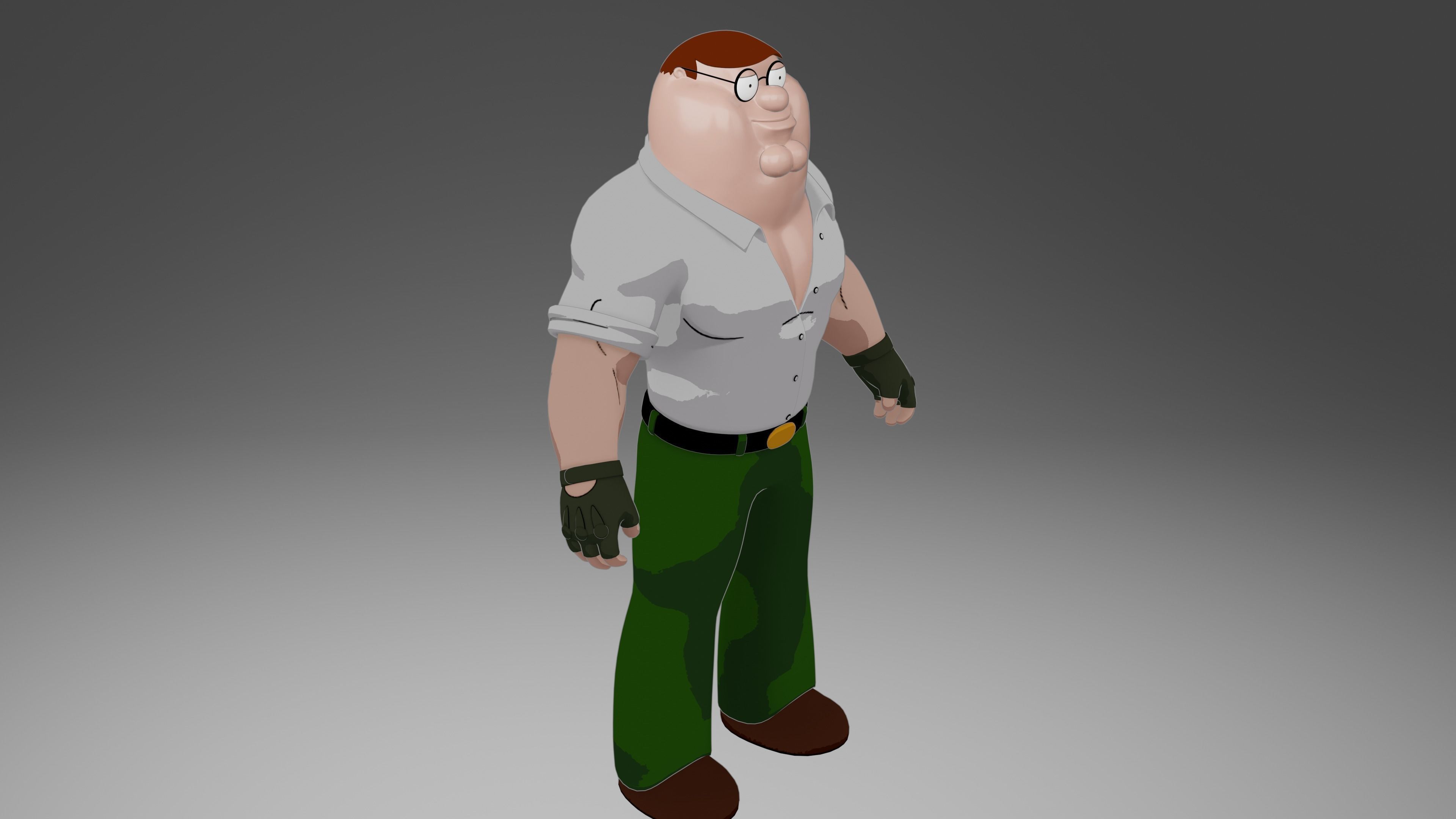 Peter Griffin from Family Guy 3D model_12