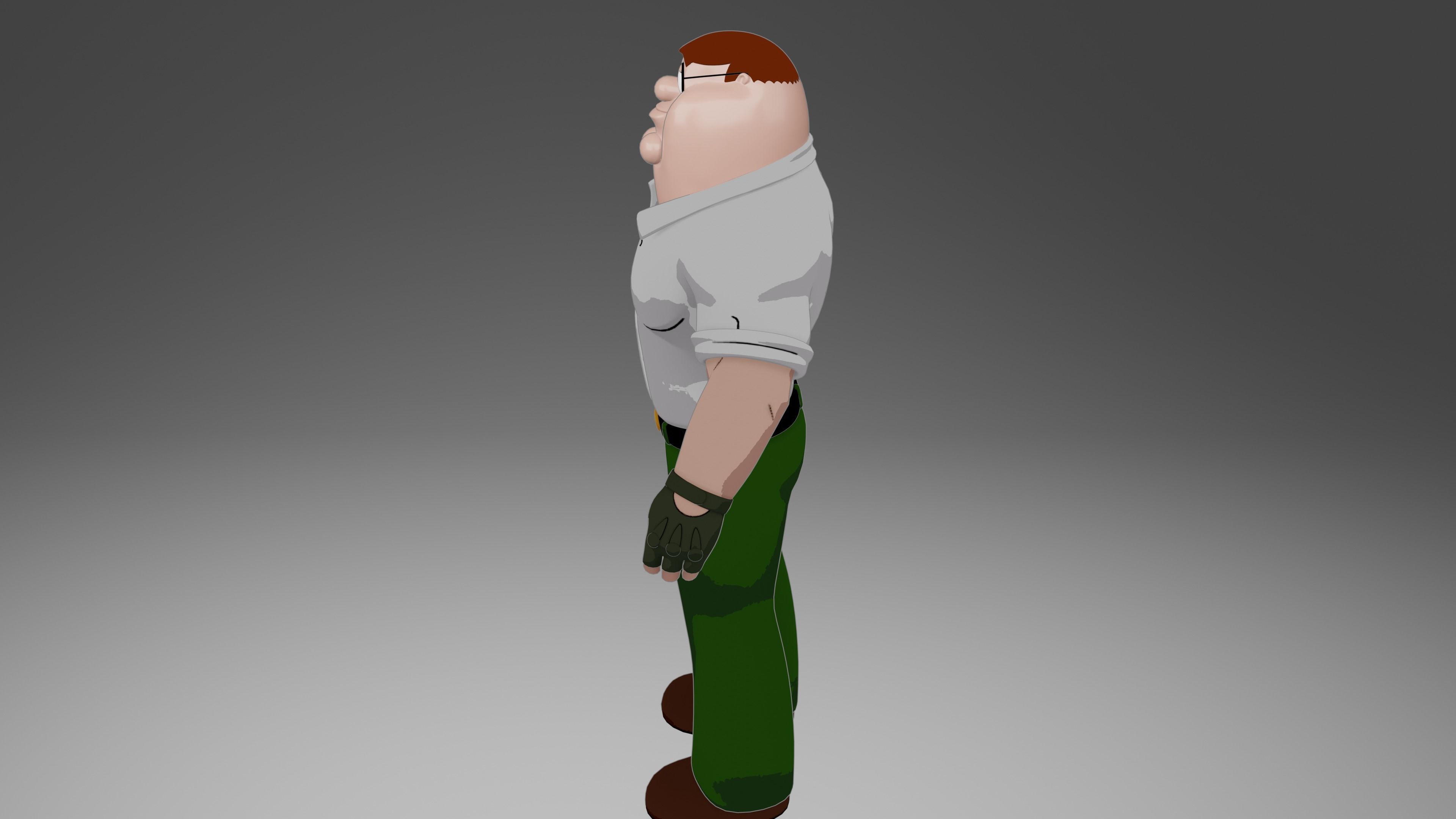 Peter Griffin from Family Guy 3D model_38