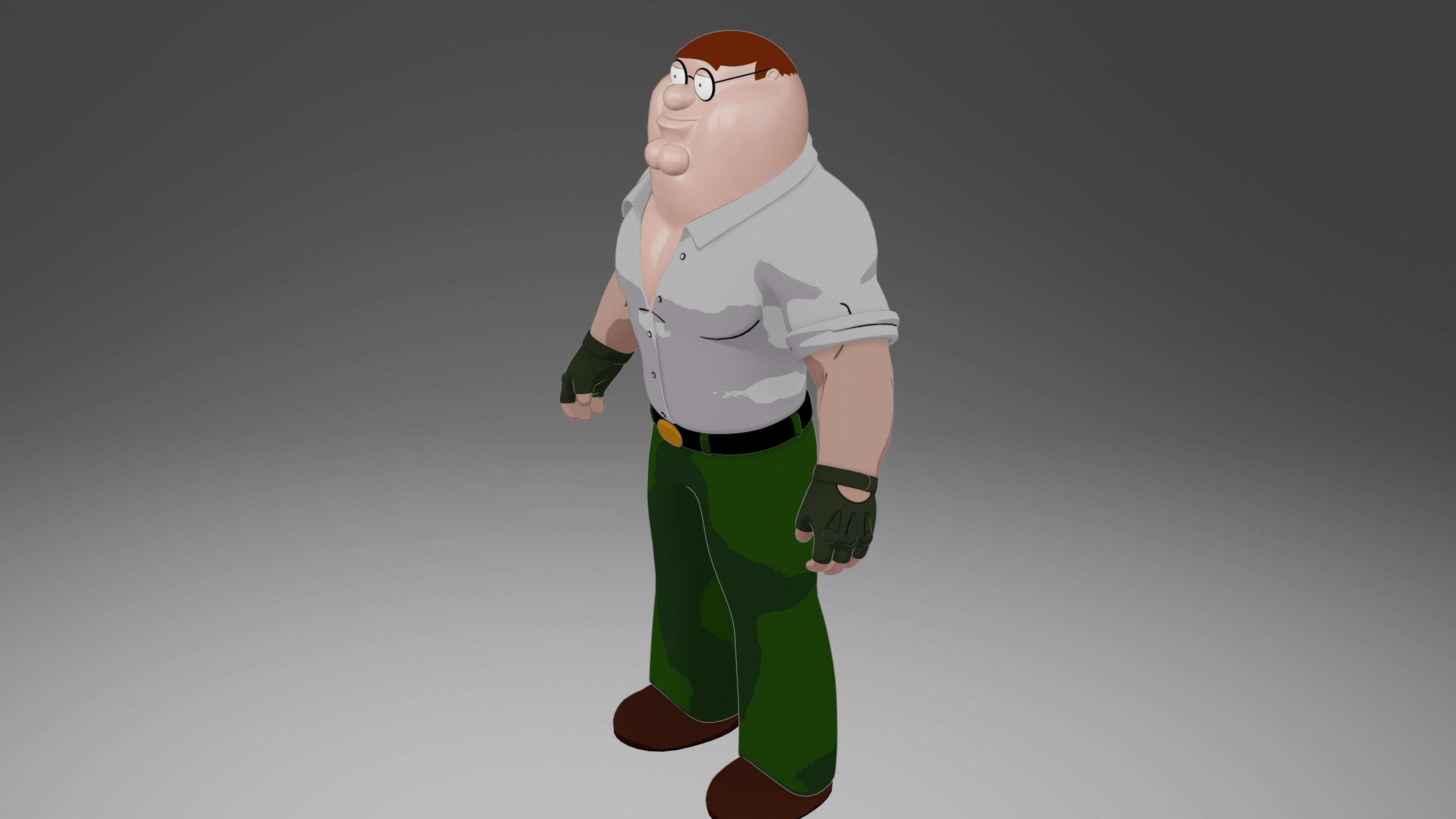 Peter Griffin from Family Guy 3D model_43