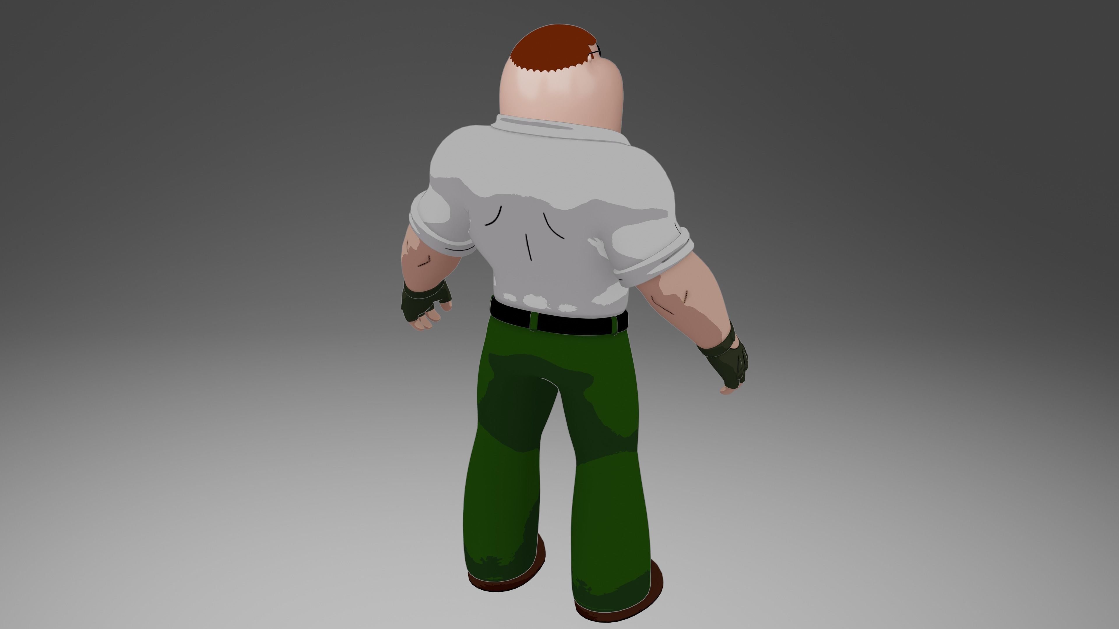 Peter Griffin from Family Guy 3D model_25