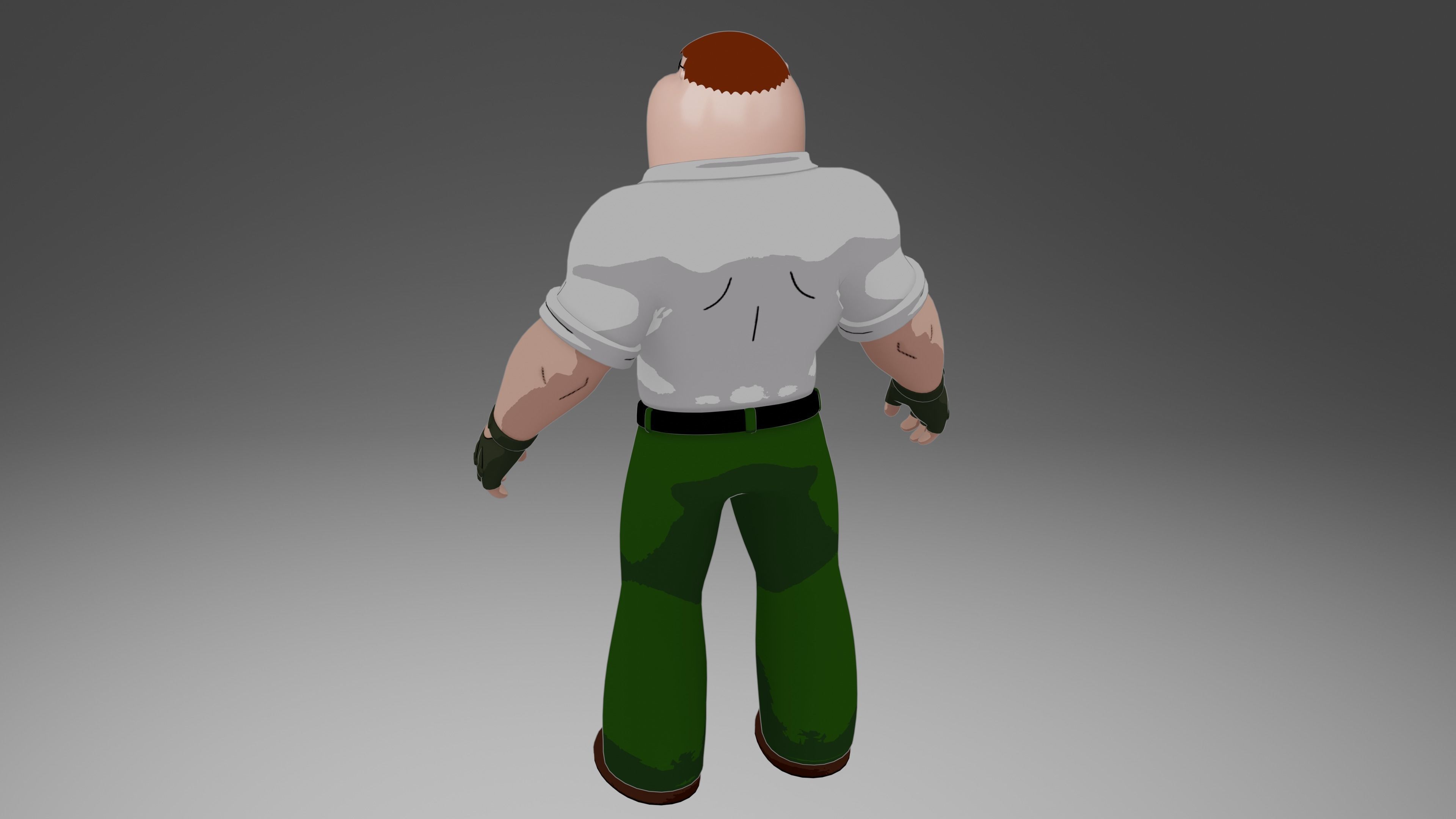 Peter Griffin from Family Guy 3D model_30