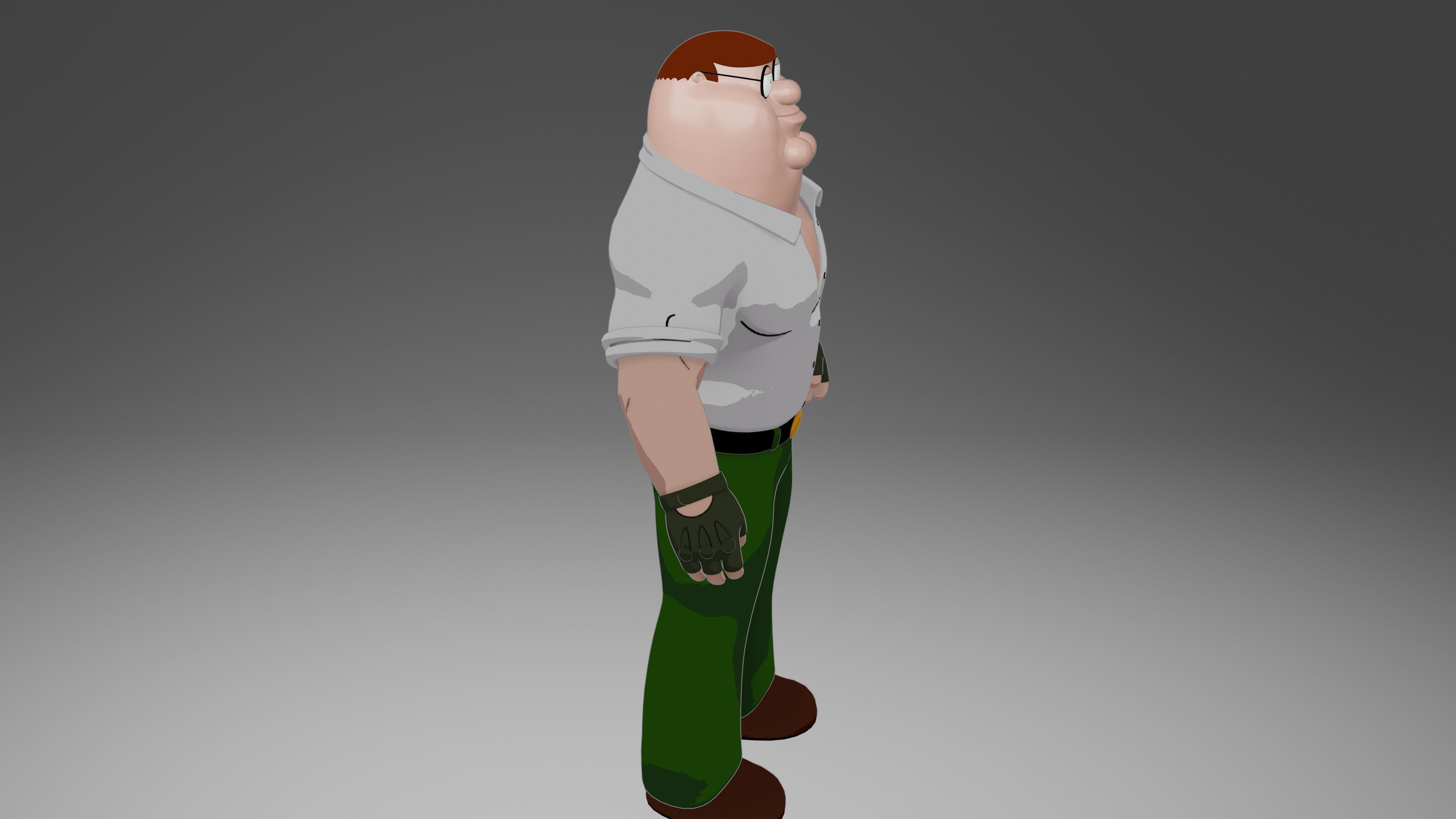 Peter Griffin from Family Guy 3D model_16
