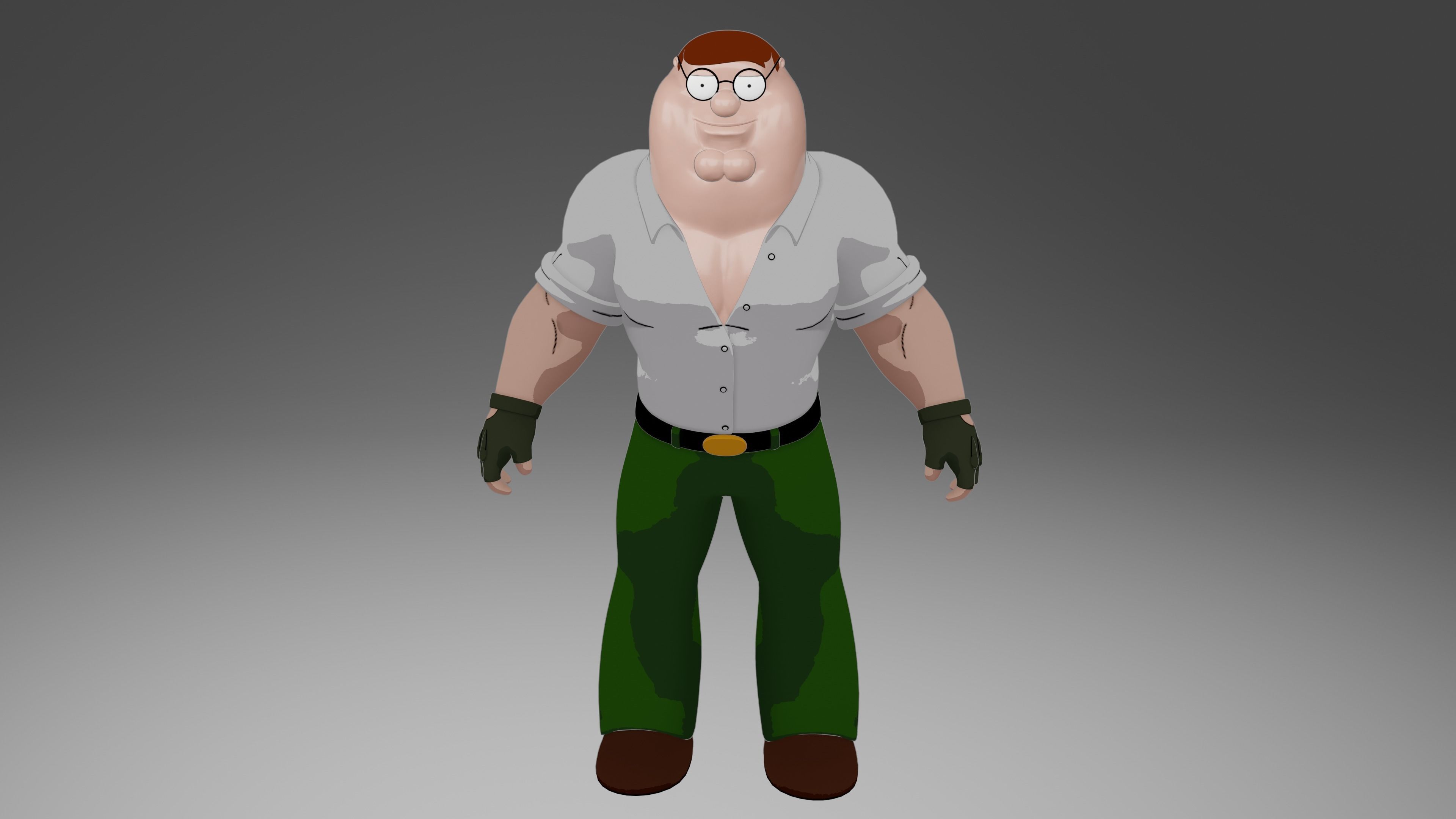 Peter Griffin from Family Guy 3D model_55