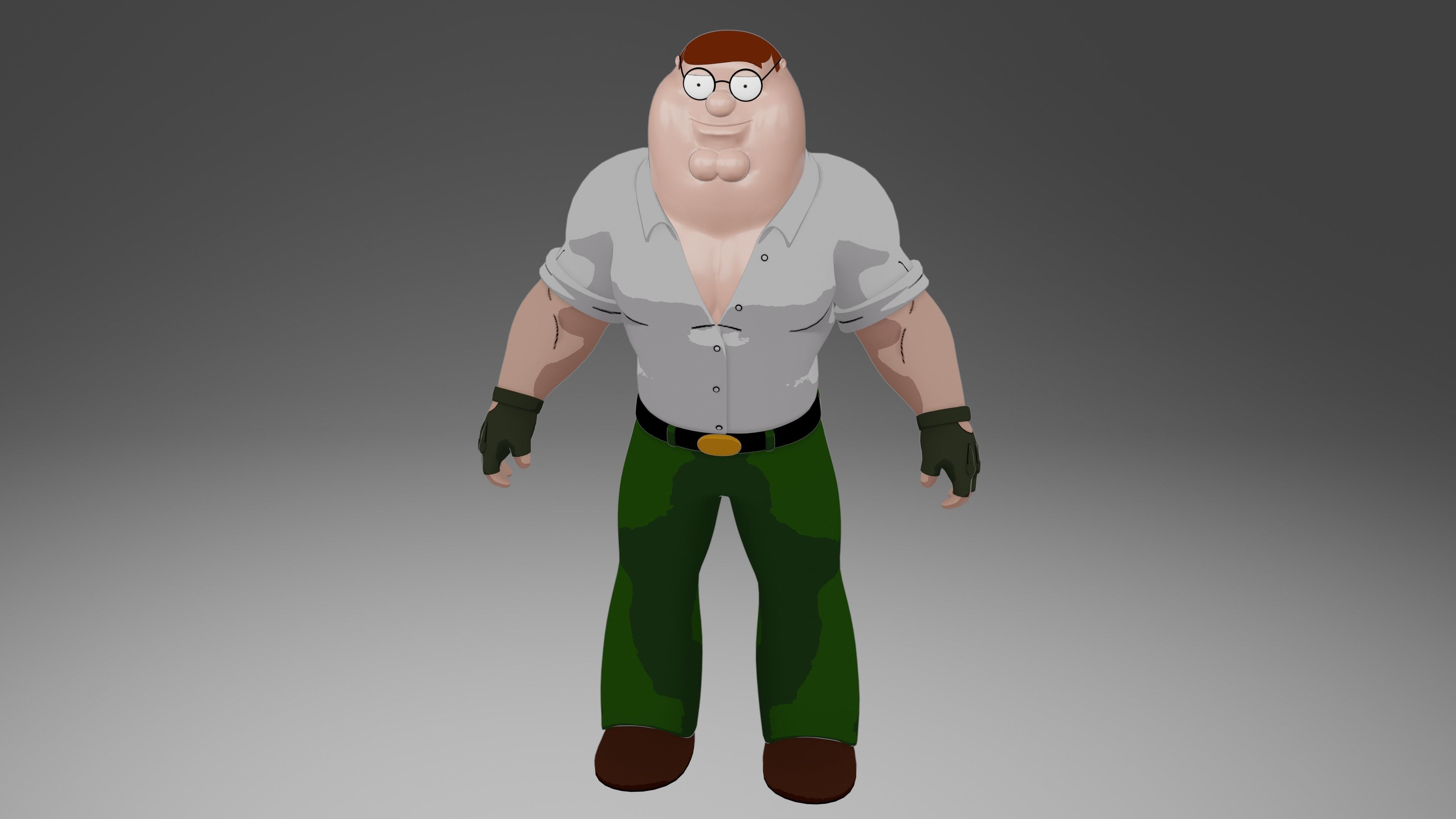 Peter Griffin from Family Guy 3D model_53
