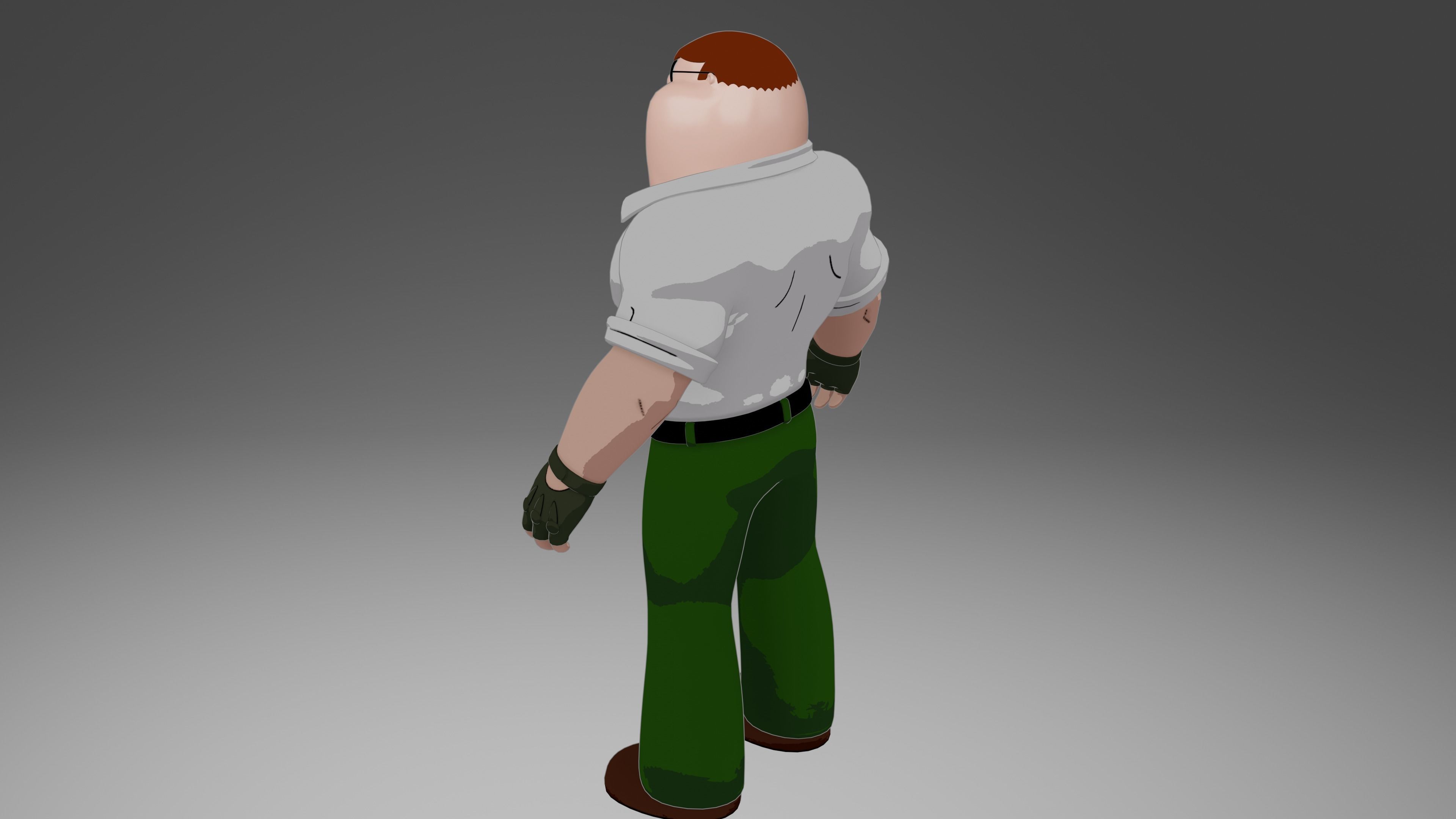 Peter Griffin from Family Guy 3D model_34