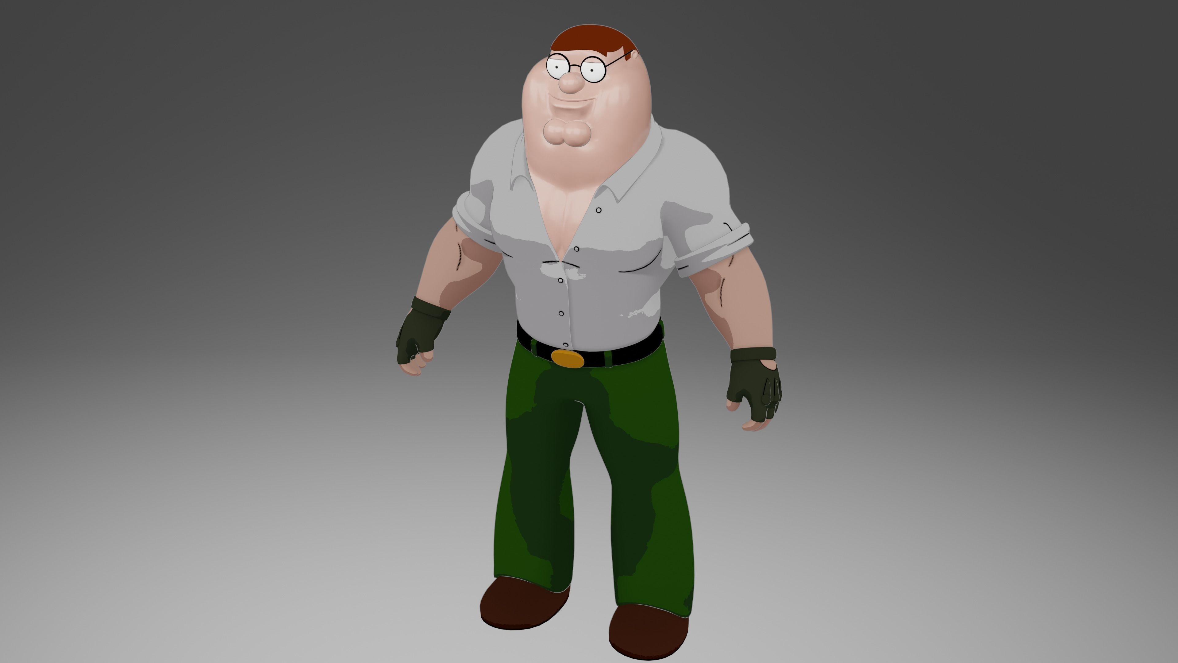Peter Griffin from Family Guy 3D model_49