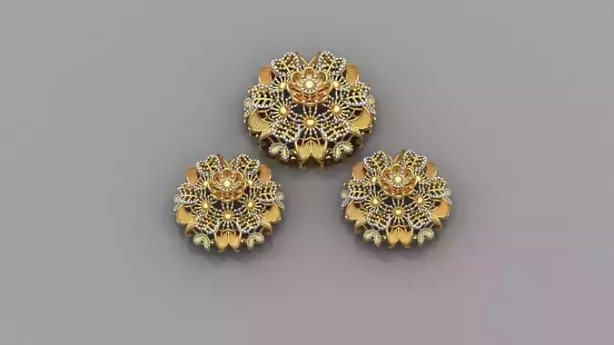 Beautiful Mala Set Color Design