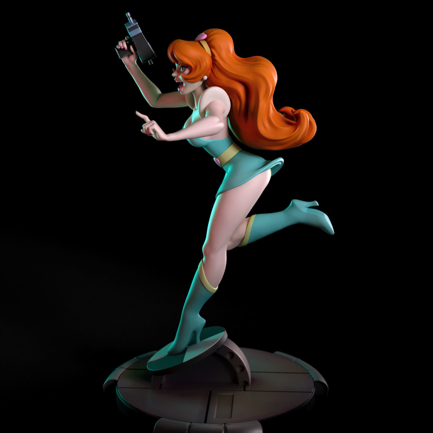 Kimberly from Space Ace 3D print model_4