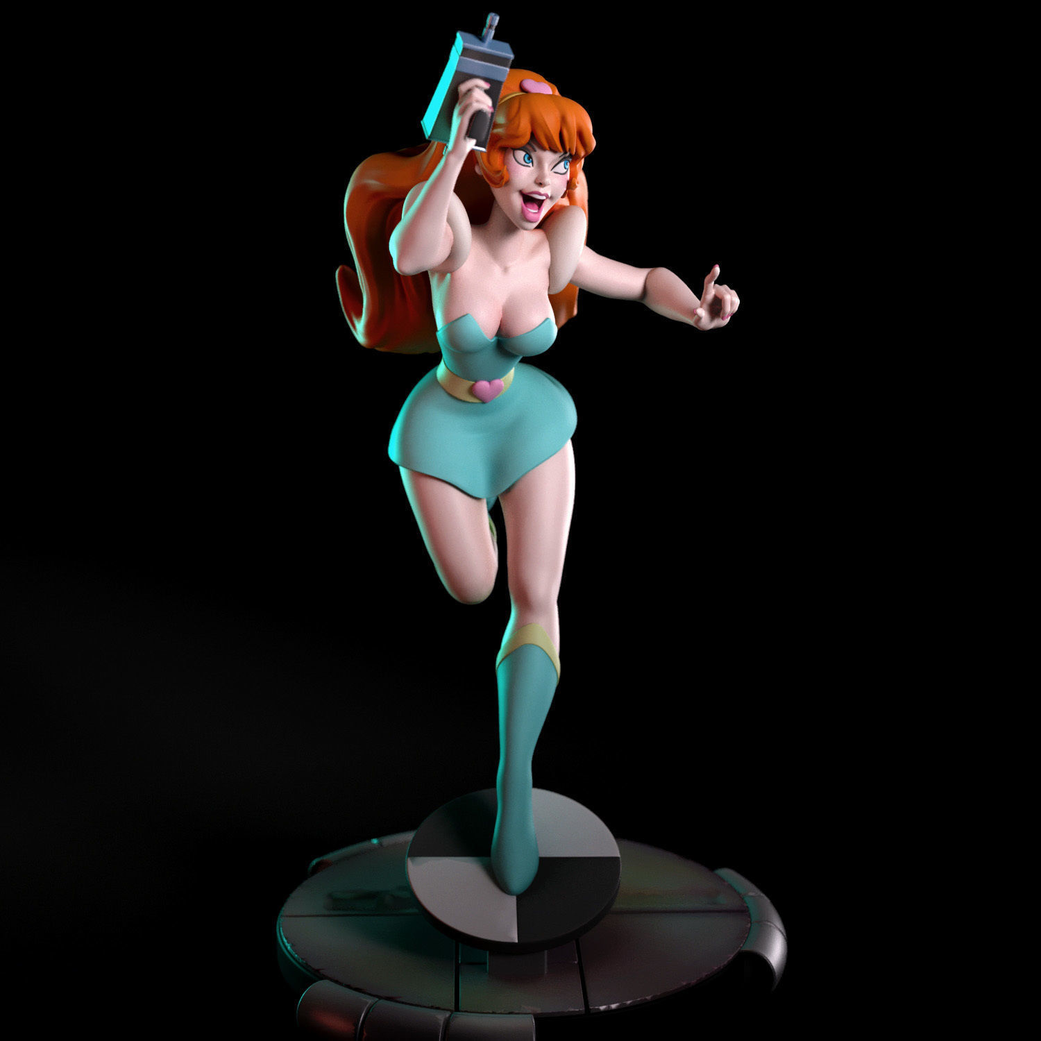 Kimberly from Space Ace 3D print model_1