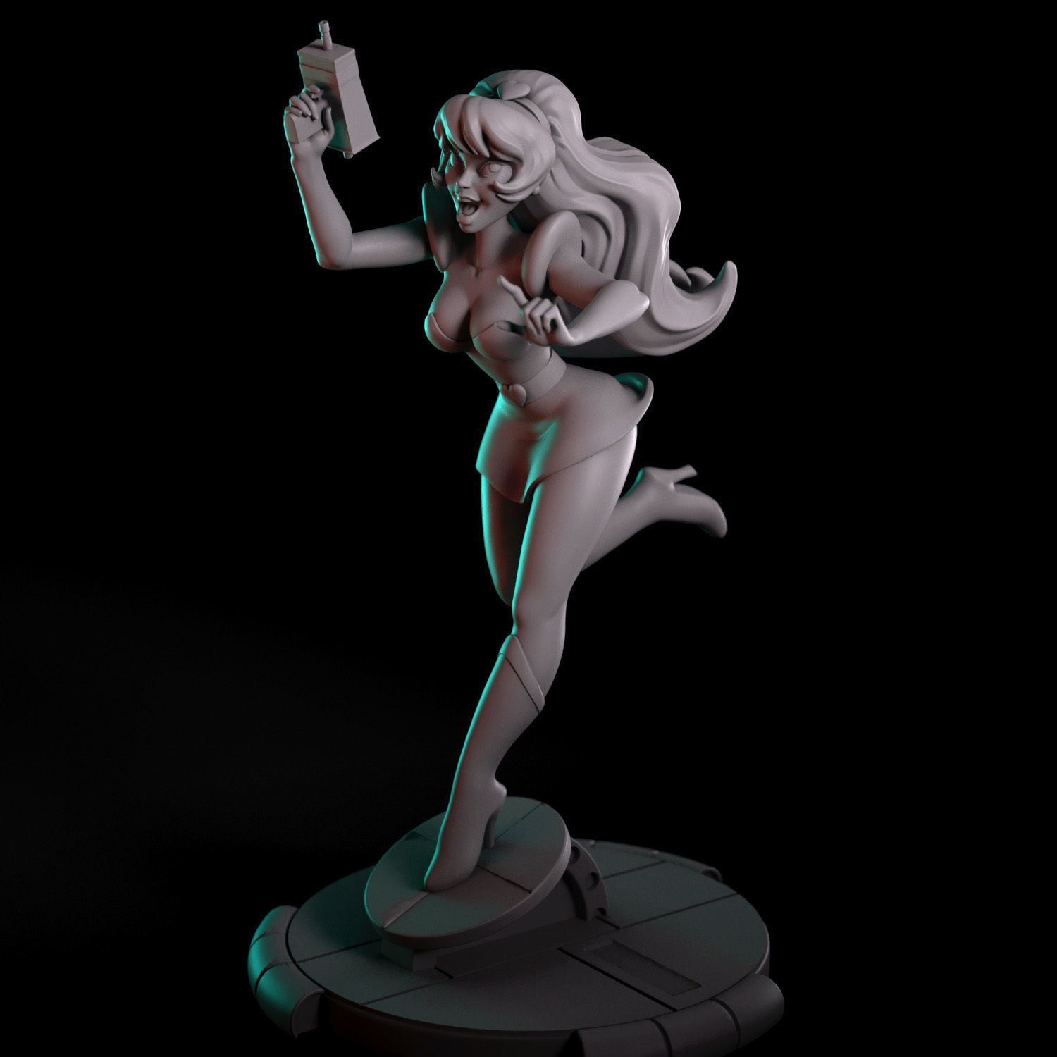 Kimberly from Space Ace 3D print model_6