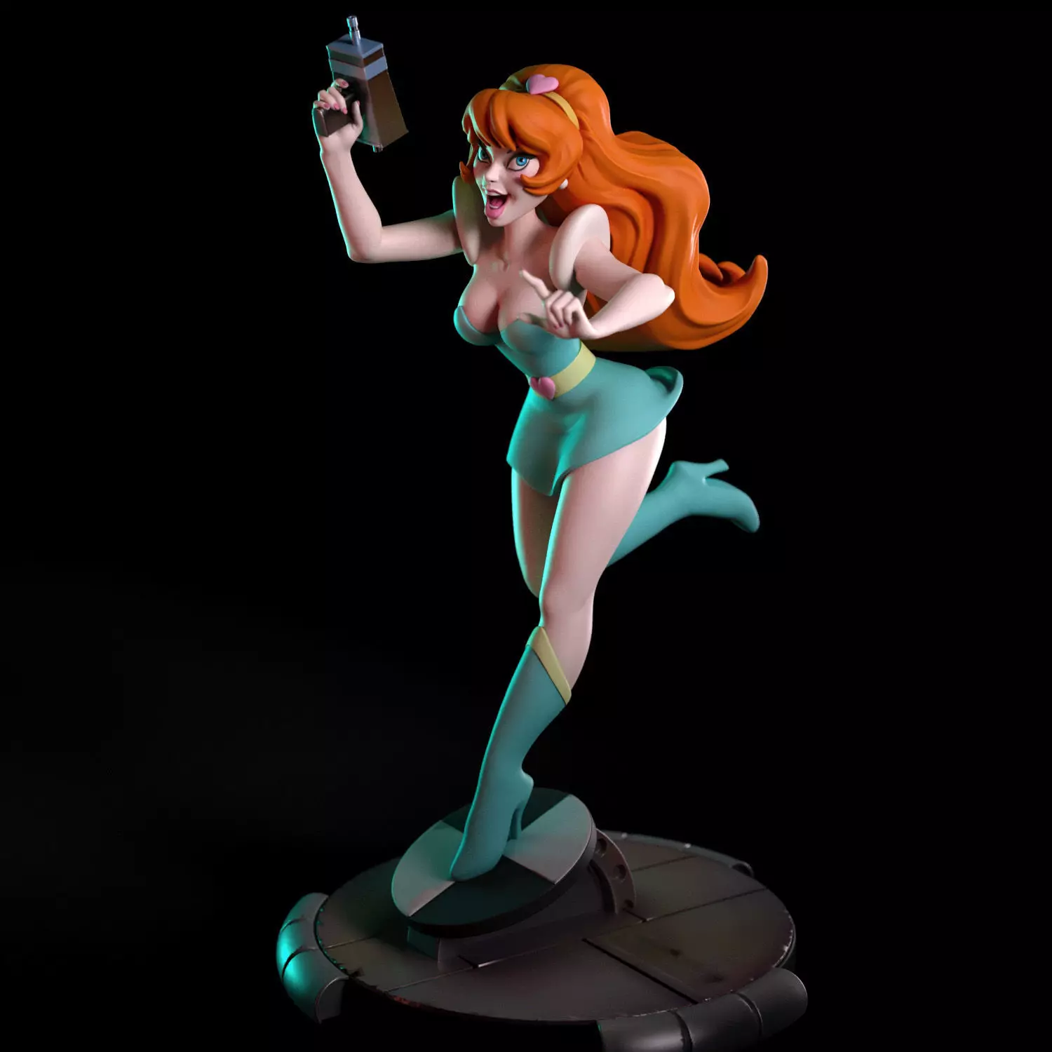 Kimberly from Space Ace 3D print model_0