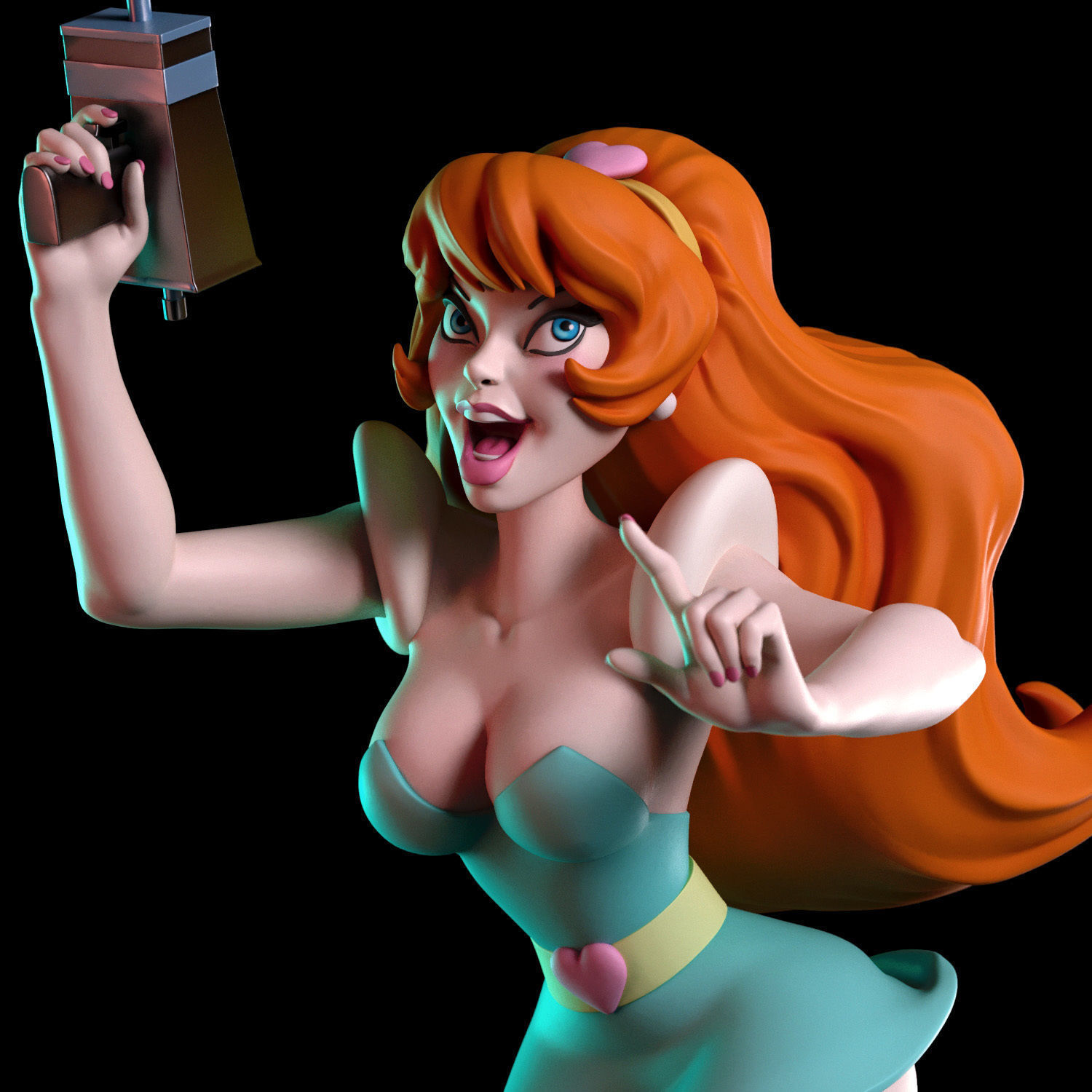 Kimberly from Space Ace 3D print model_5