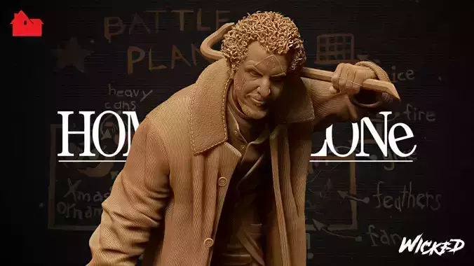 Wicked Home Alone Marv Sculpture Tested for 3D printing 3D print model