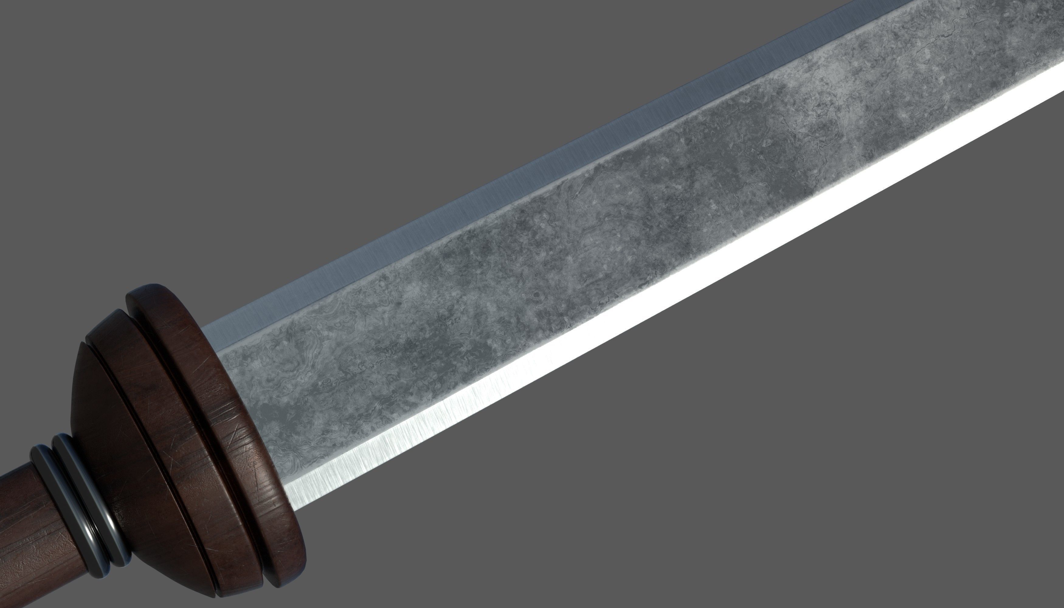 Roman Sword 3D model_1