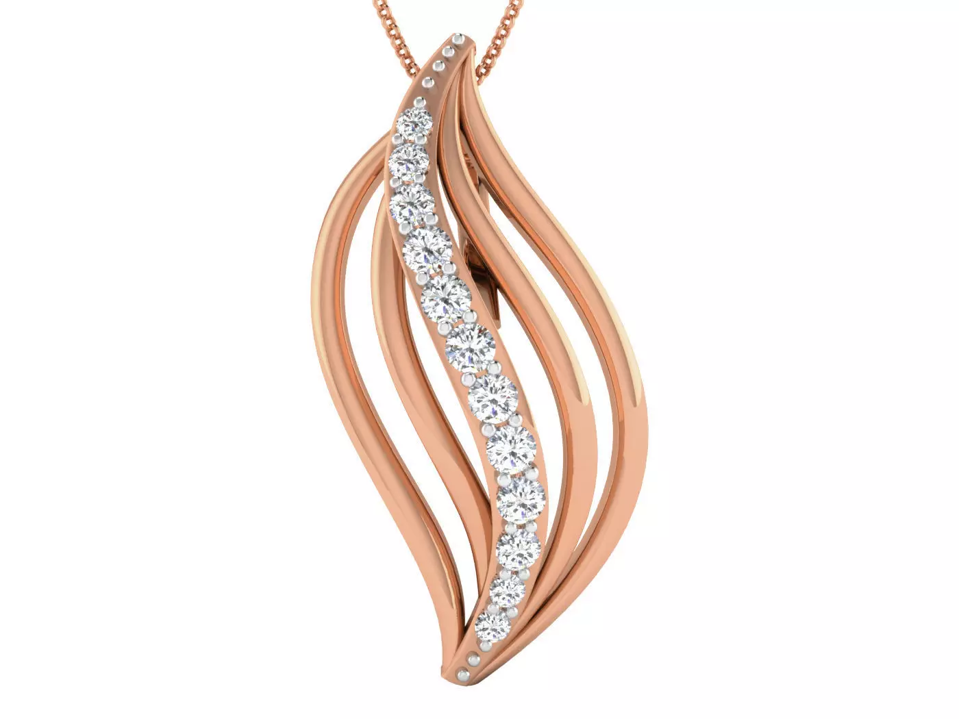 High Jewelry Pendant Earrings Set 3dm stl obj mtl gltf glb 3D print model